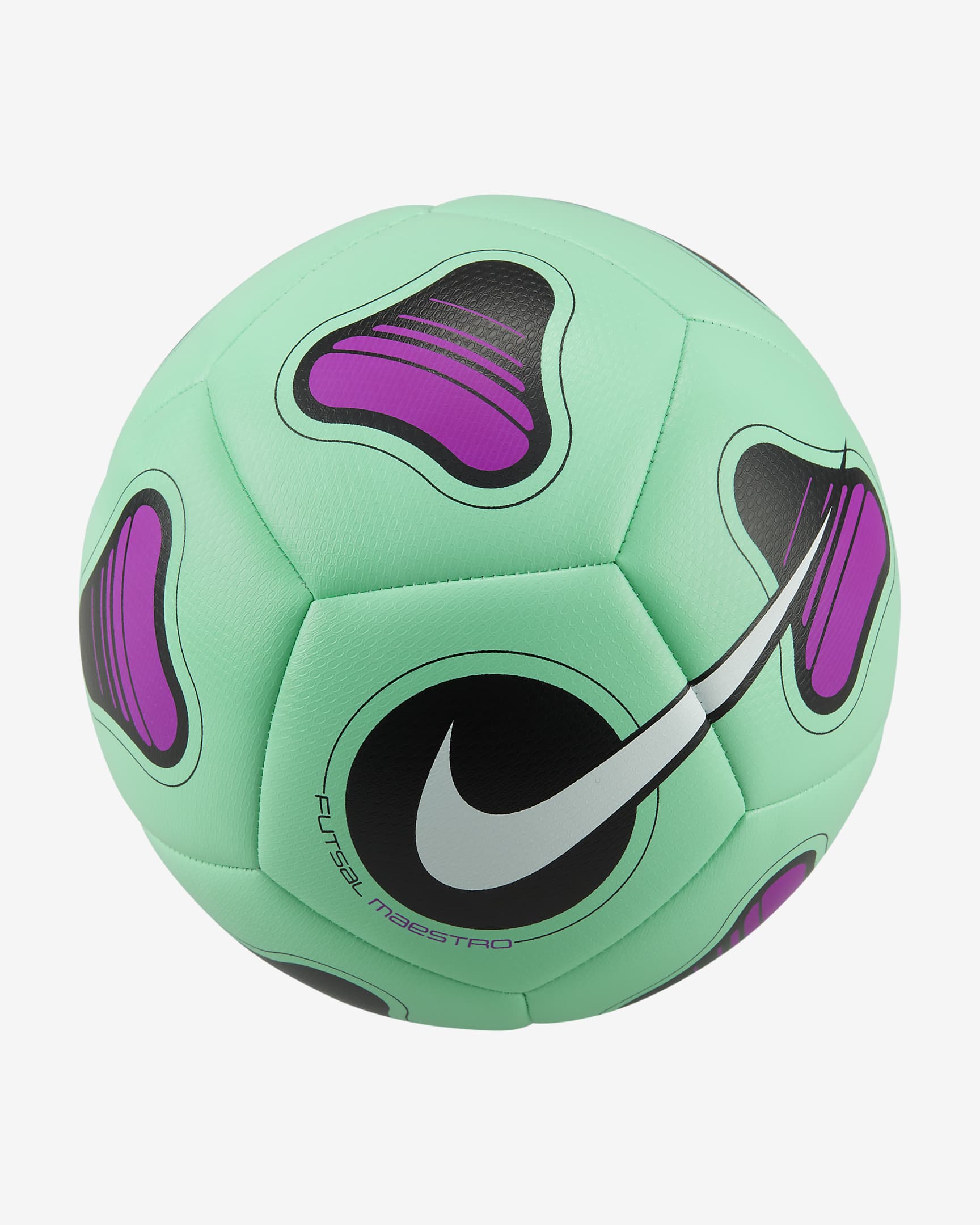 Nike Maestro Futsal Ball - Green Glow/Hyper Violet/White