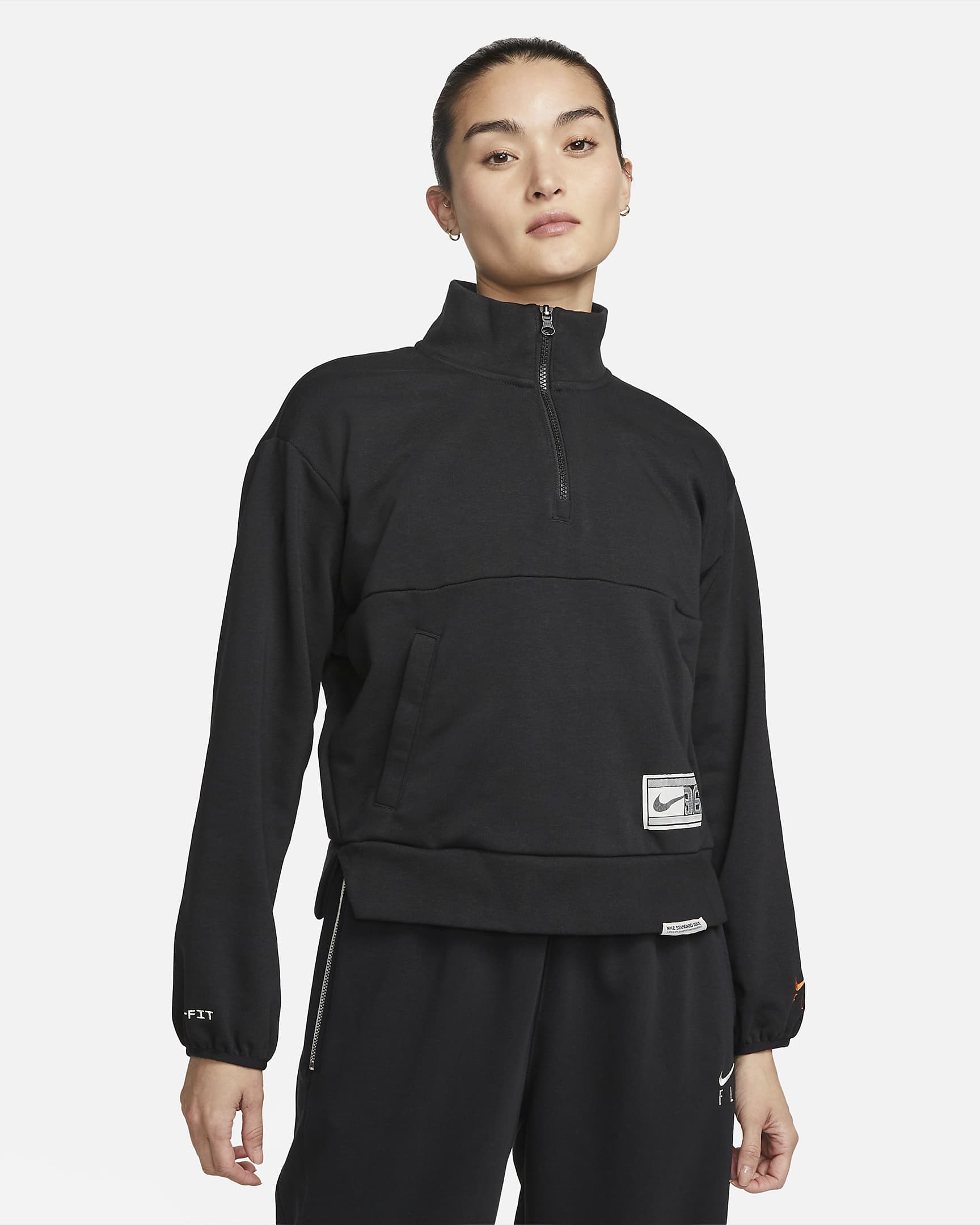 Nike Dri-FIT Swoosh Fly Women's 1/4-Zip Basketball Sweatshirt. Nike SG