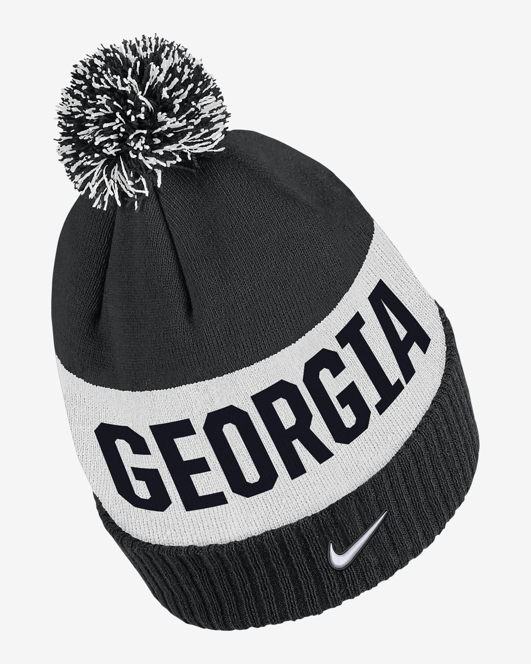 Georgia Nike College Beanie - Black