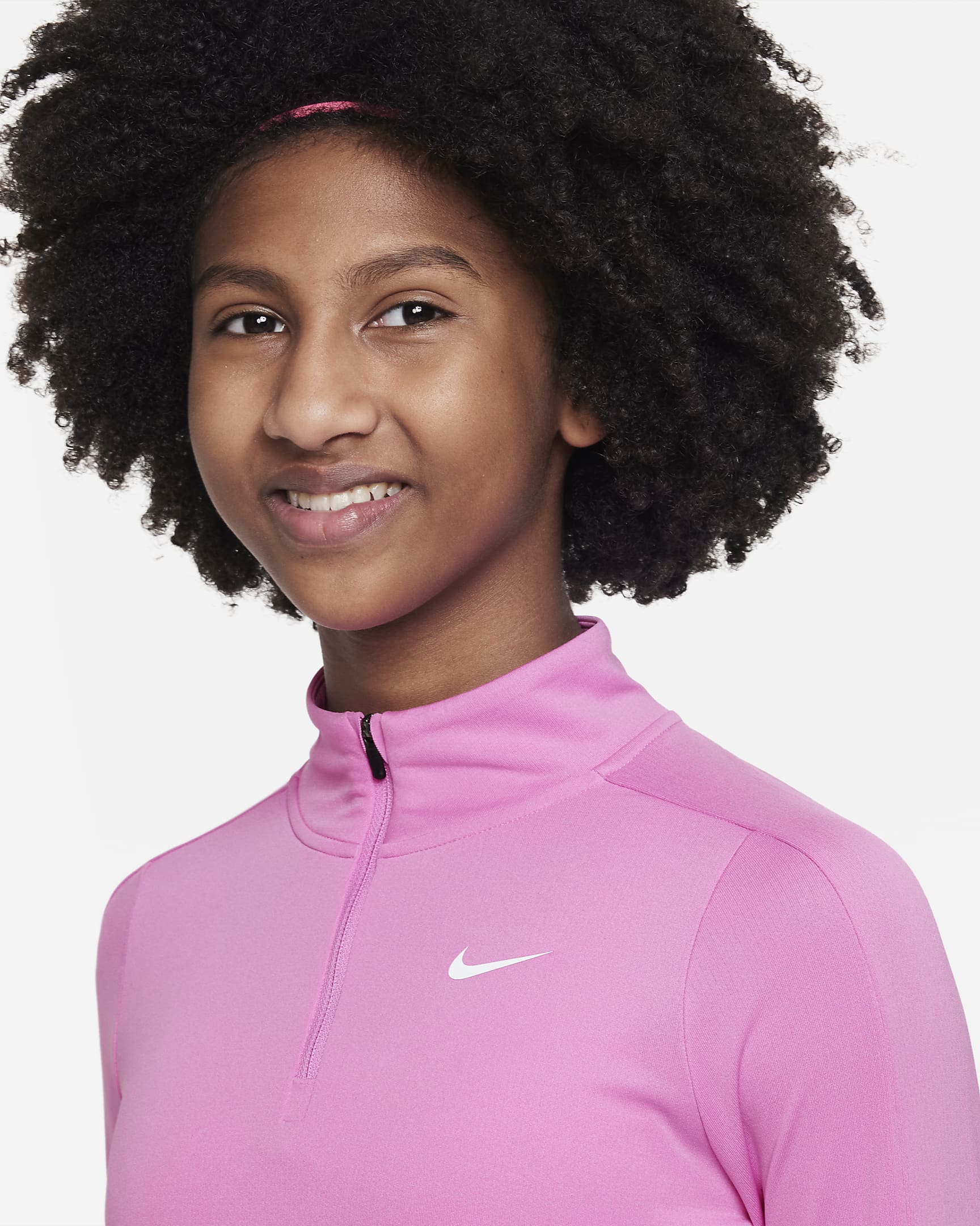 Nike Dri-FIT Big Kids' (Girls') Long-Sleeve 1/2-Zip Top. Nike.com