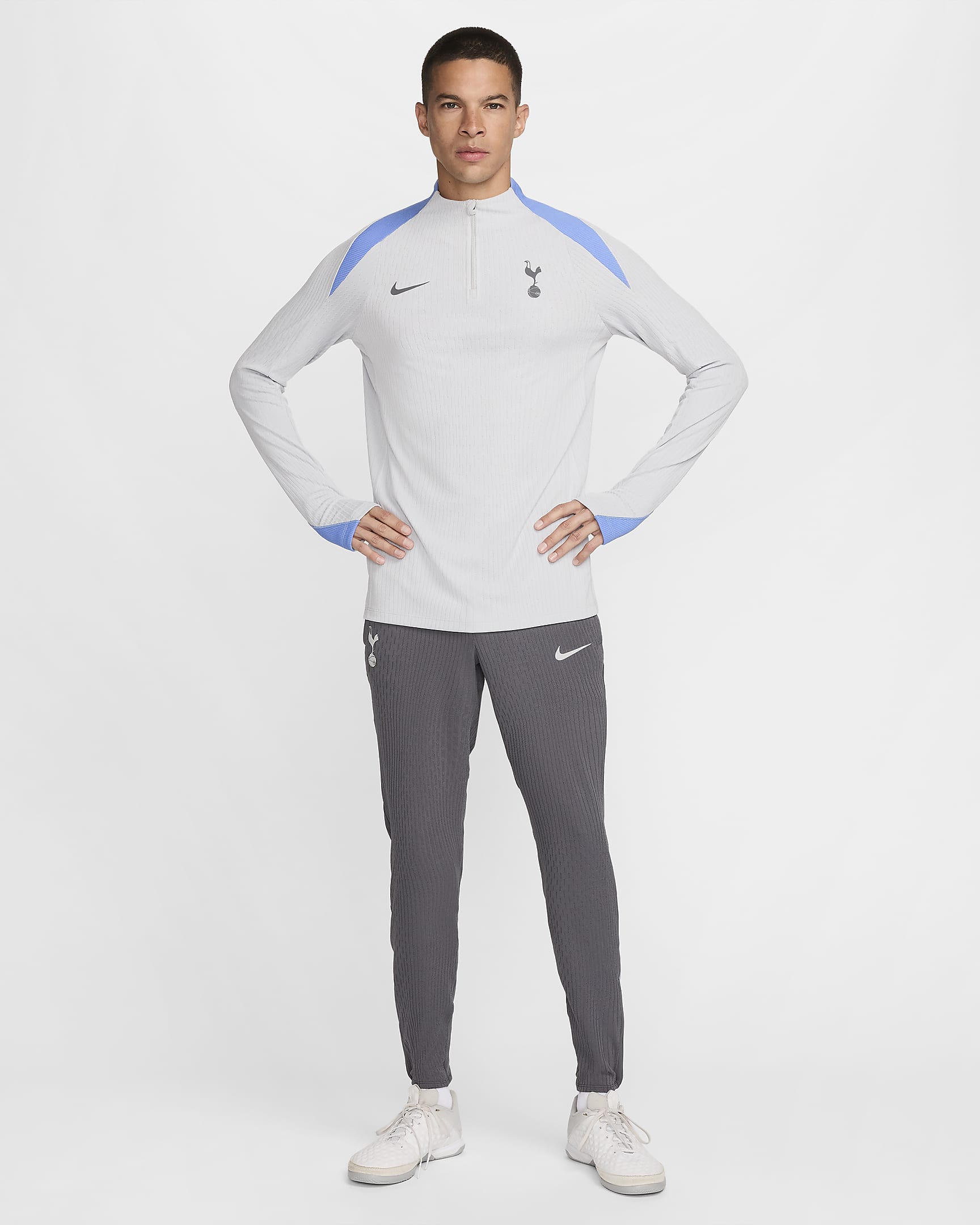 Tottenham Hotspur Strike Elite Men's Nike Dri-FIT ADV Football Knit Pants - Dark Grey/Polar/Grey Fog