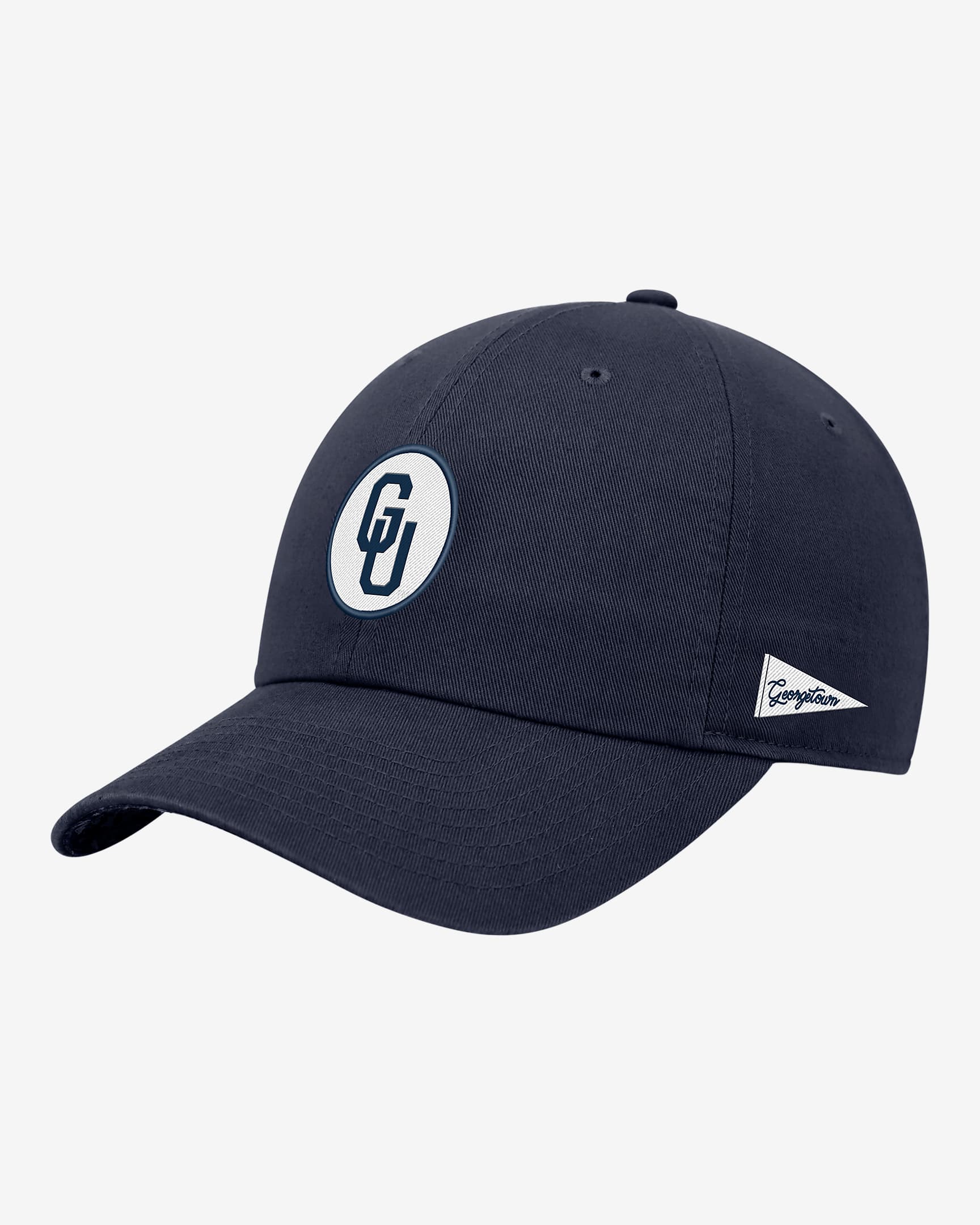 Georgetown Logo Nike College Adjustable Cap - Navy