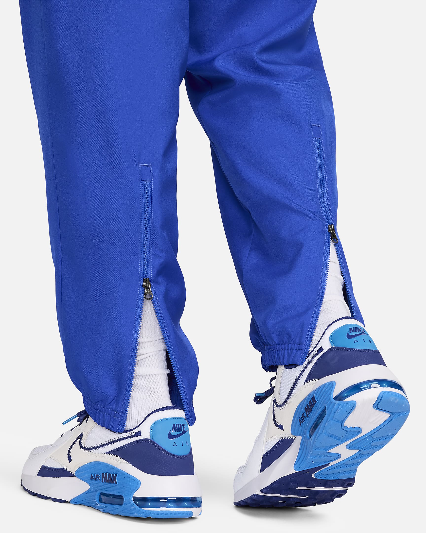 Pantalon de survêtement Replica Nike Football Brésil 1998 Reissue pour homme - Lyon Blue/Blanc