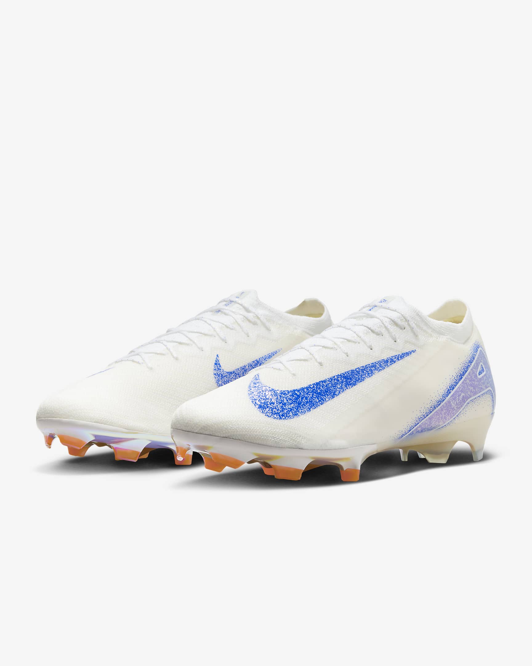 Nike Mercurial Vapor 16 Elite Blueprint FG Low-Top Soccer Cleats - White/Racer Blue