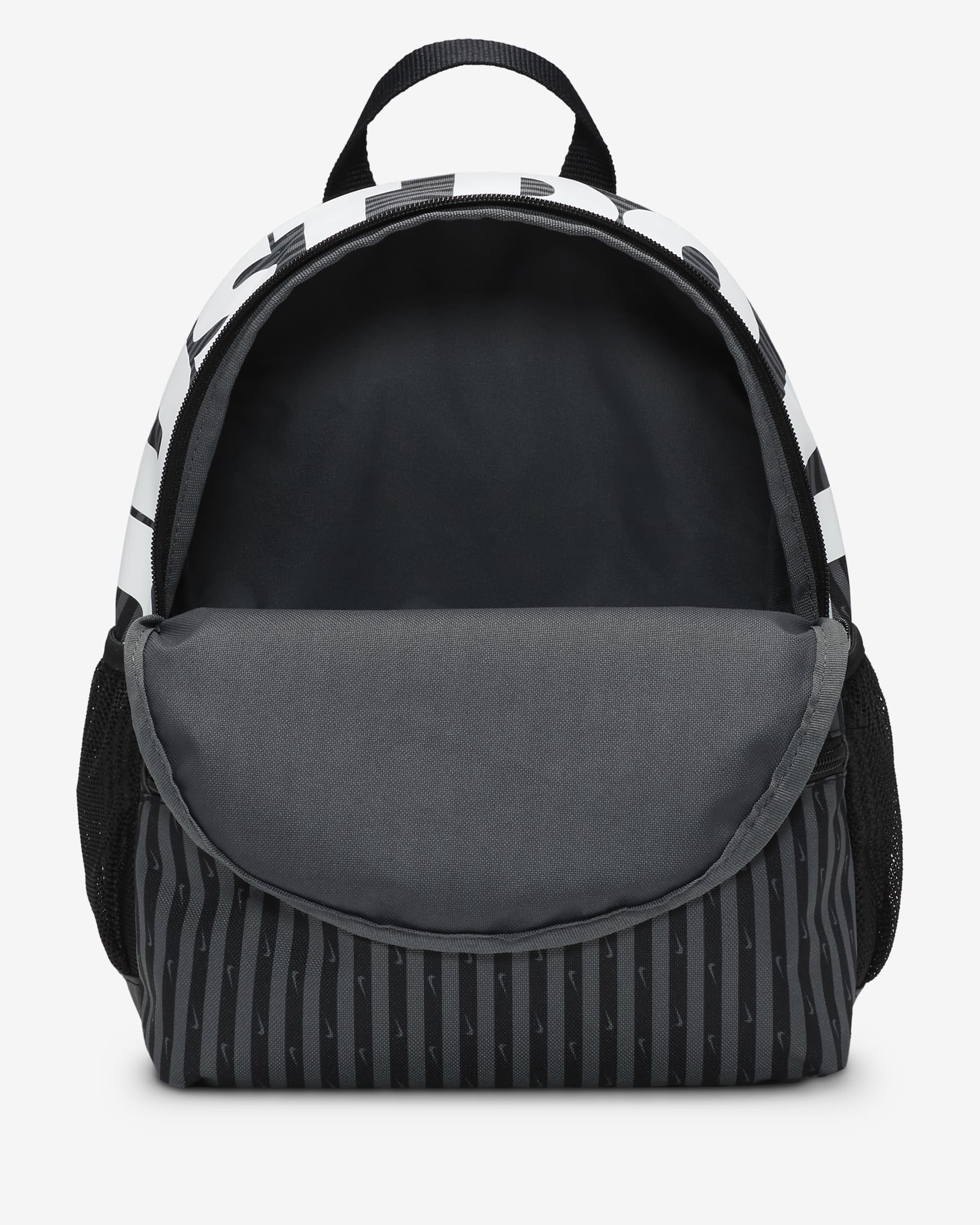 Nike Brasilia JDI Older Kids' Mini Backpack (11L) - Iron Grey/Black/Black