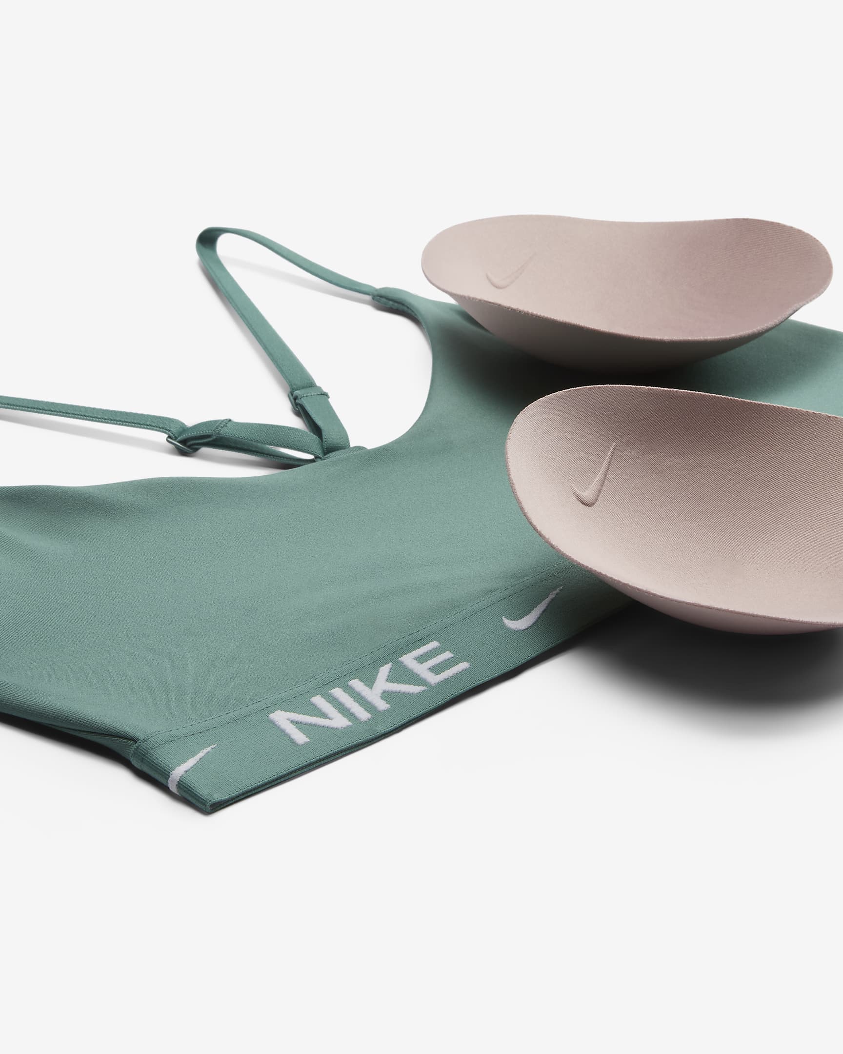 Sutiã de desporto ajustável almofadado Nike Indy Light Support para mulher - Bicoastal/Bicoastal