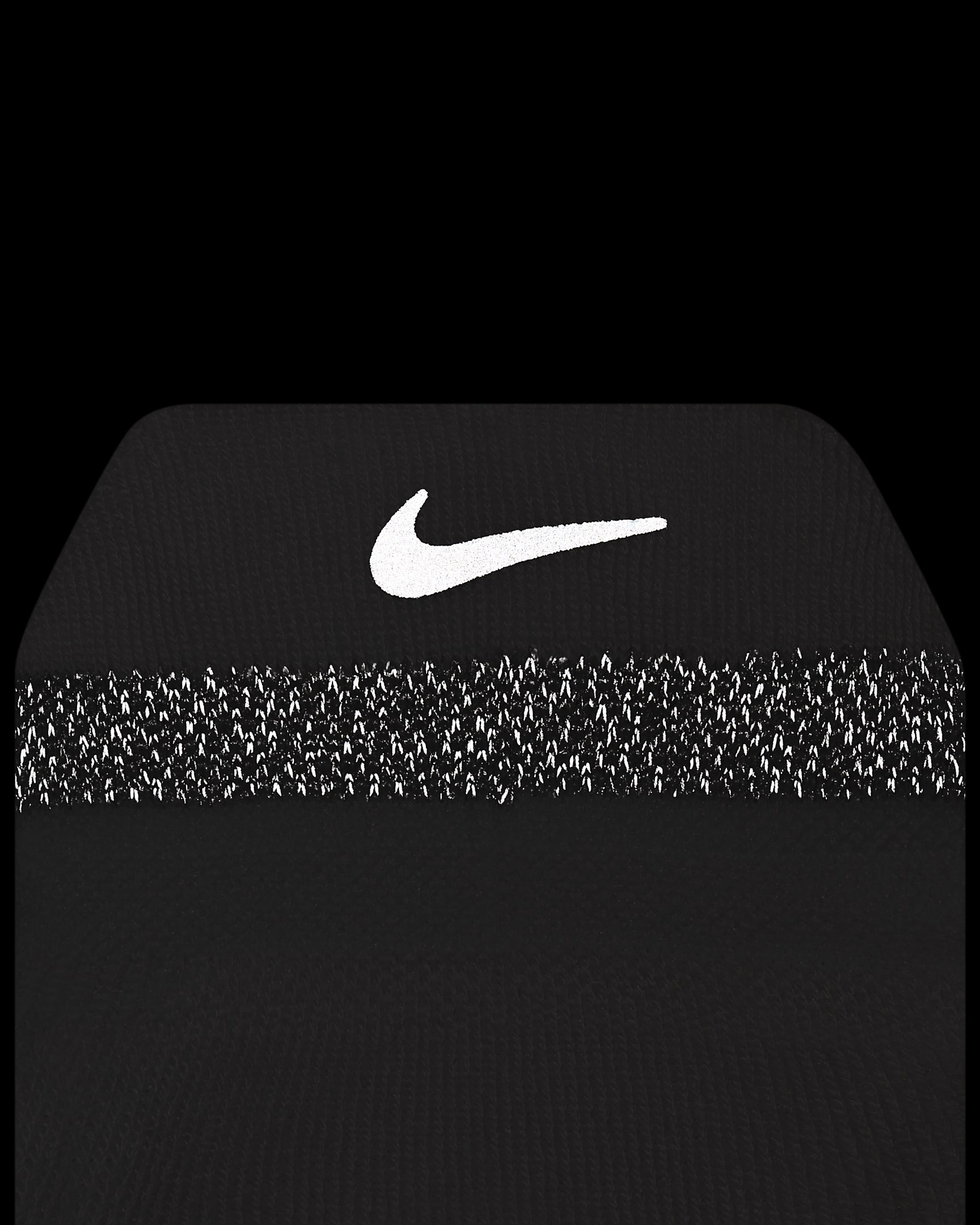 Nike Spark Cushioned No-Show Running Socks - White/Reflect Silver