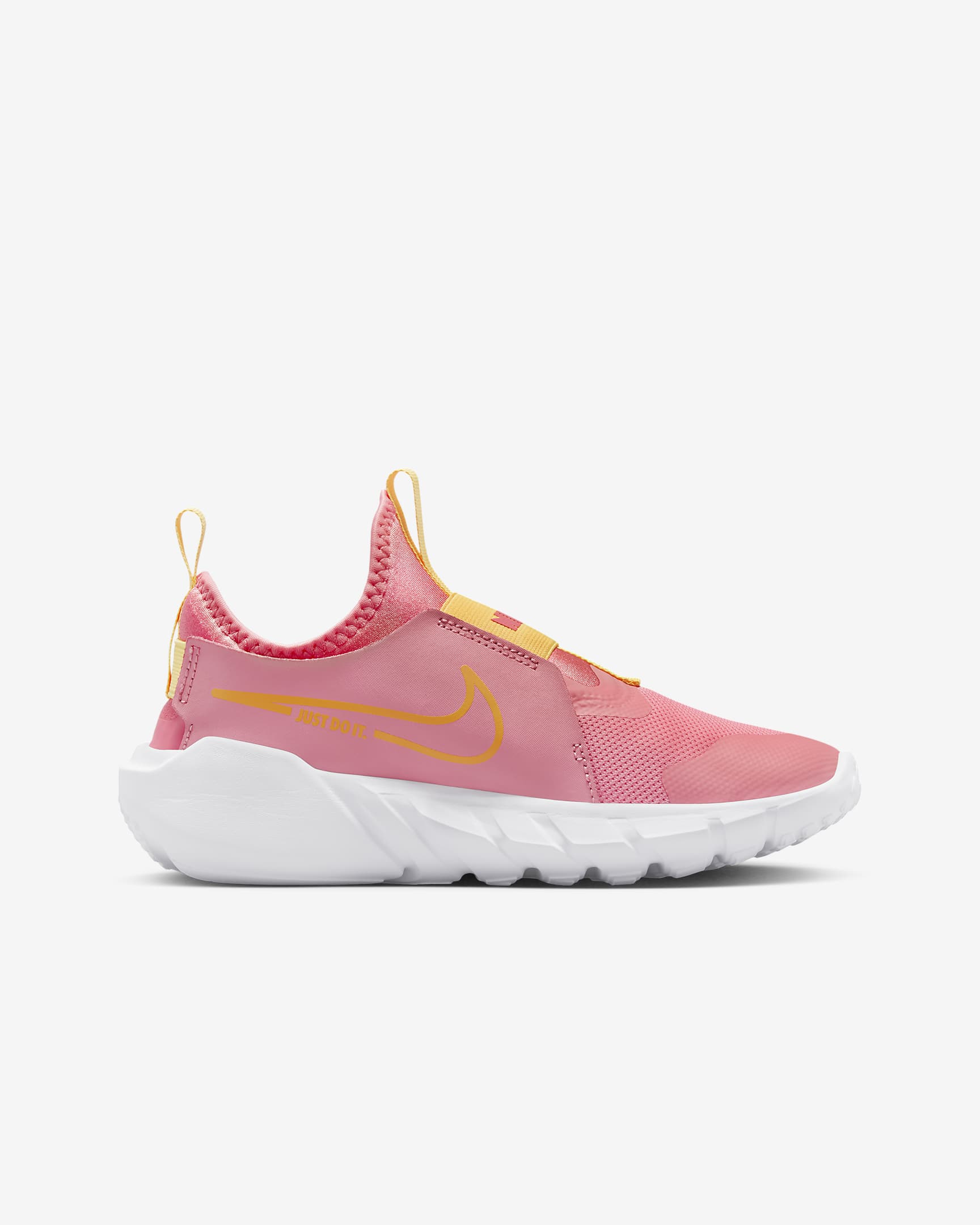 Nike Flex Runner 2 Older Kids' Road Running Shoes - Coral Chalk/Sea Coral/White/Citron Pulse