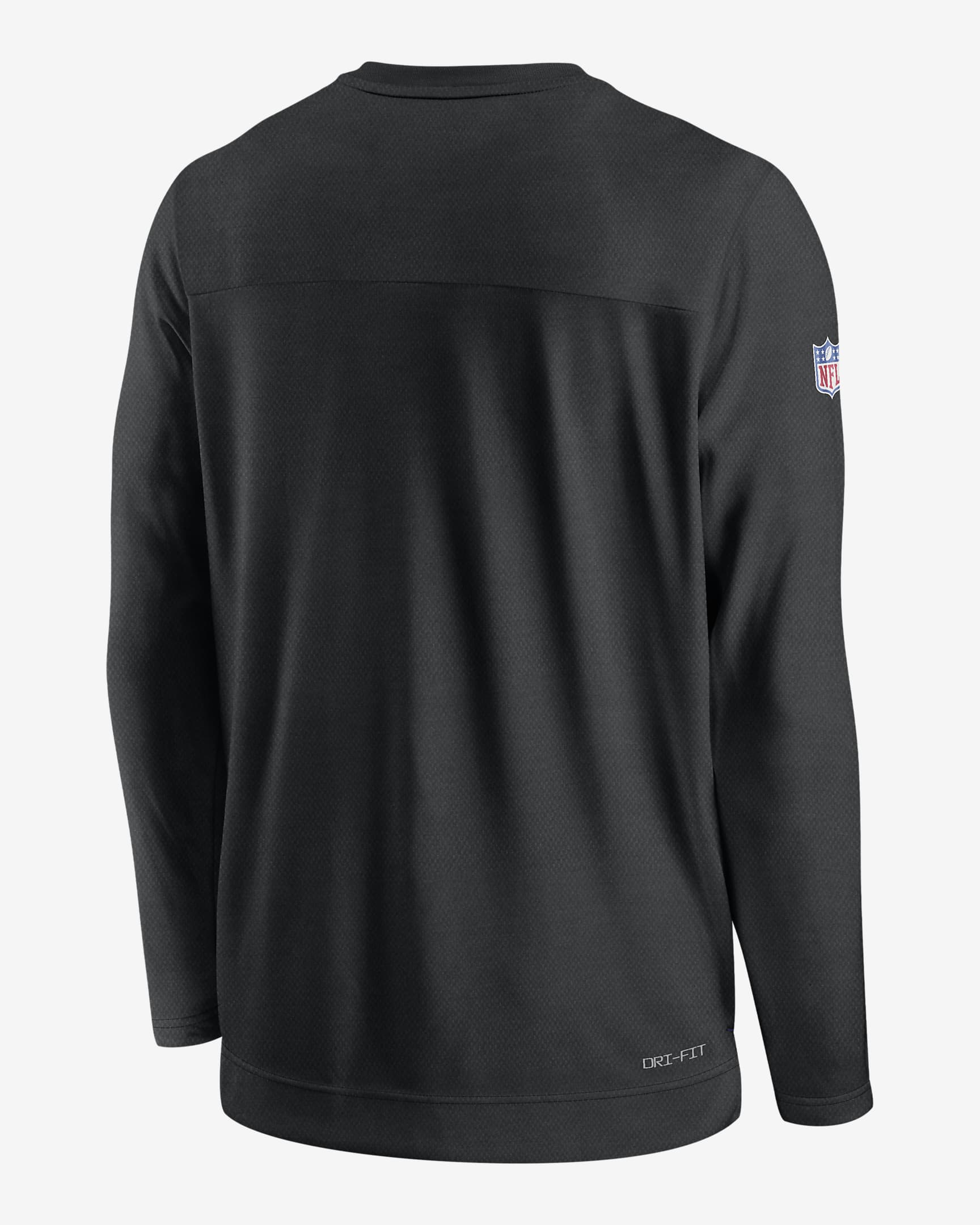 Nike Dri-FIT Lockup (NFL Baltimore Ravens) Men's Long-Sleeve Top - Black/Purple