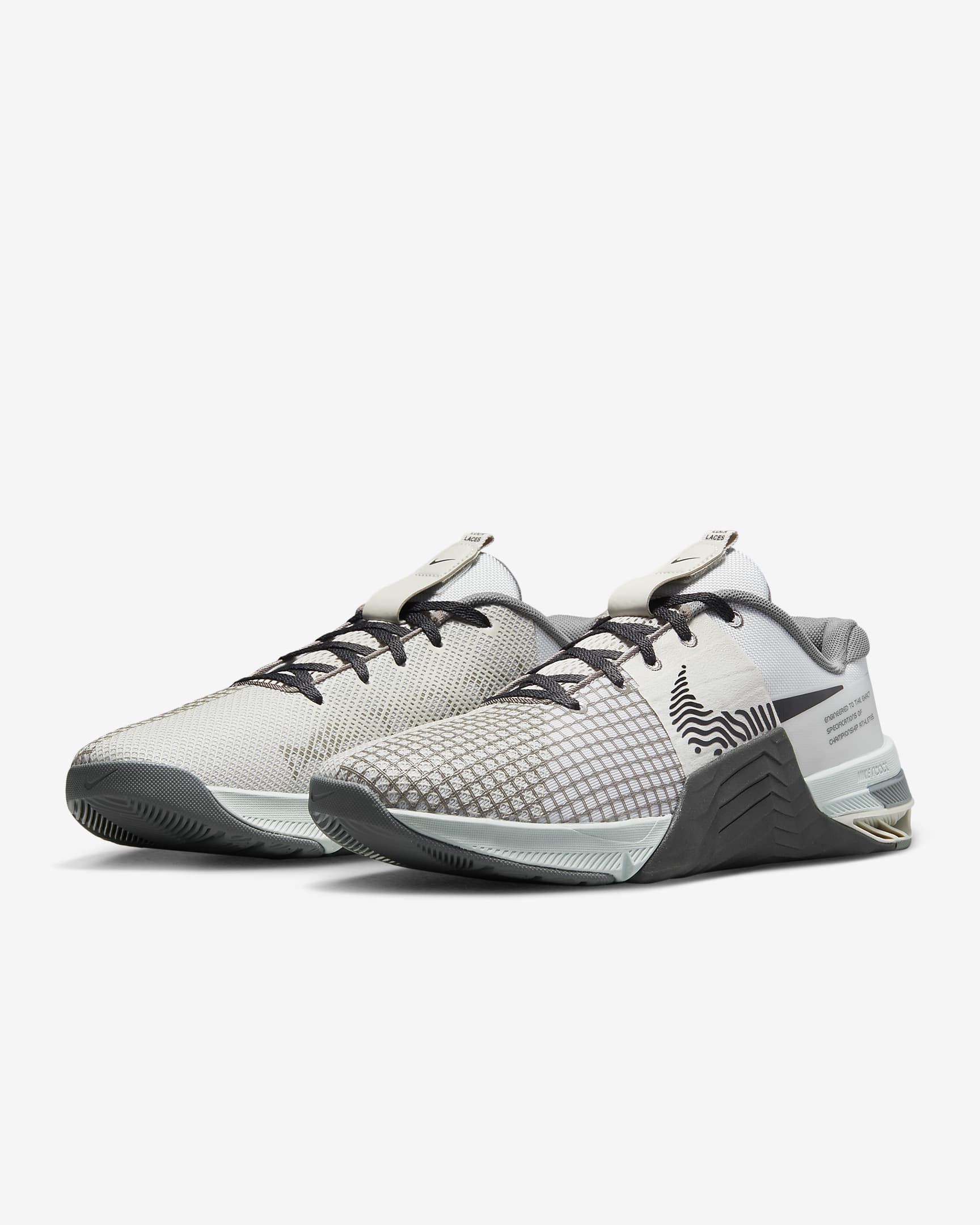 Nike Metcon 8 男款健身訓練鞋 - Photon Dust/Light Bone/Anthracite/黑色