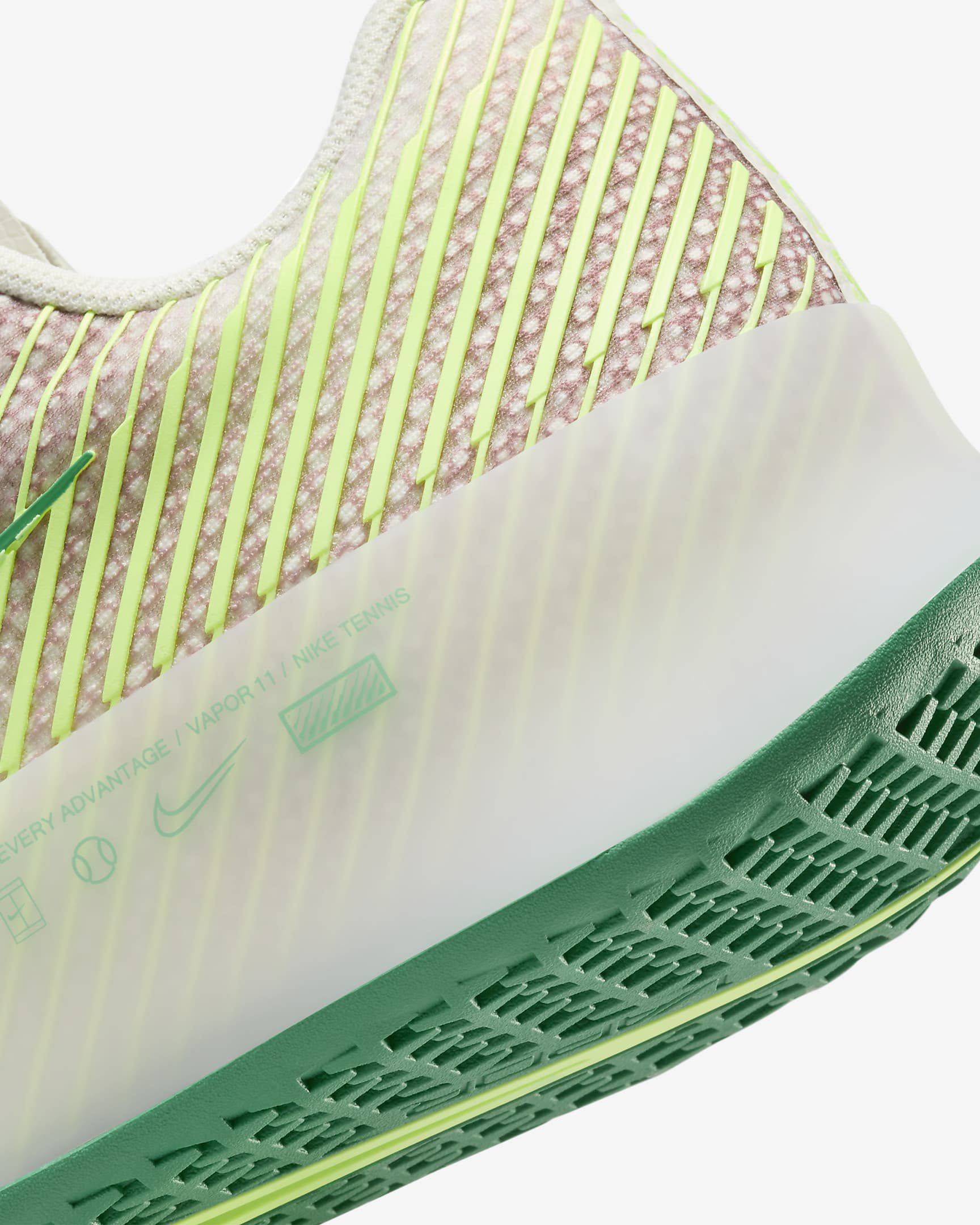 NikeCourt Air Zoom Vapor 11 Premium Men's Hard Court Tennis Shoes. Nike BG