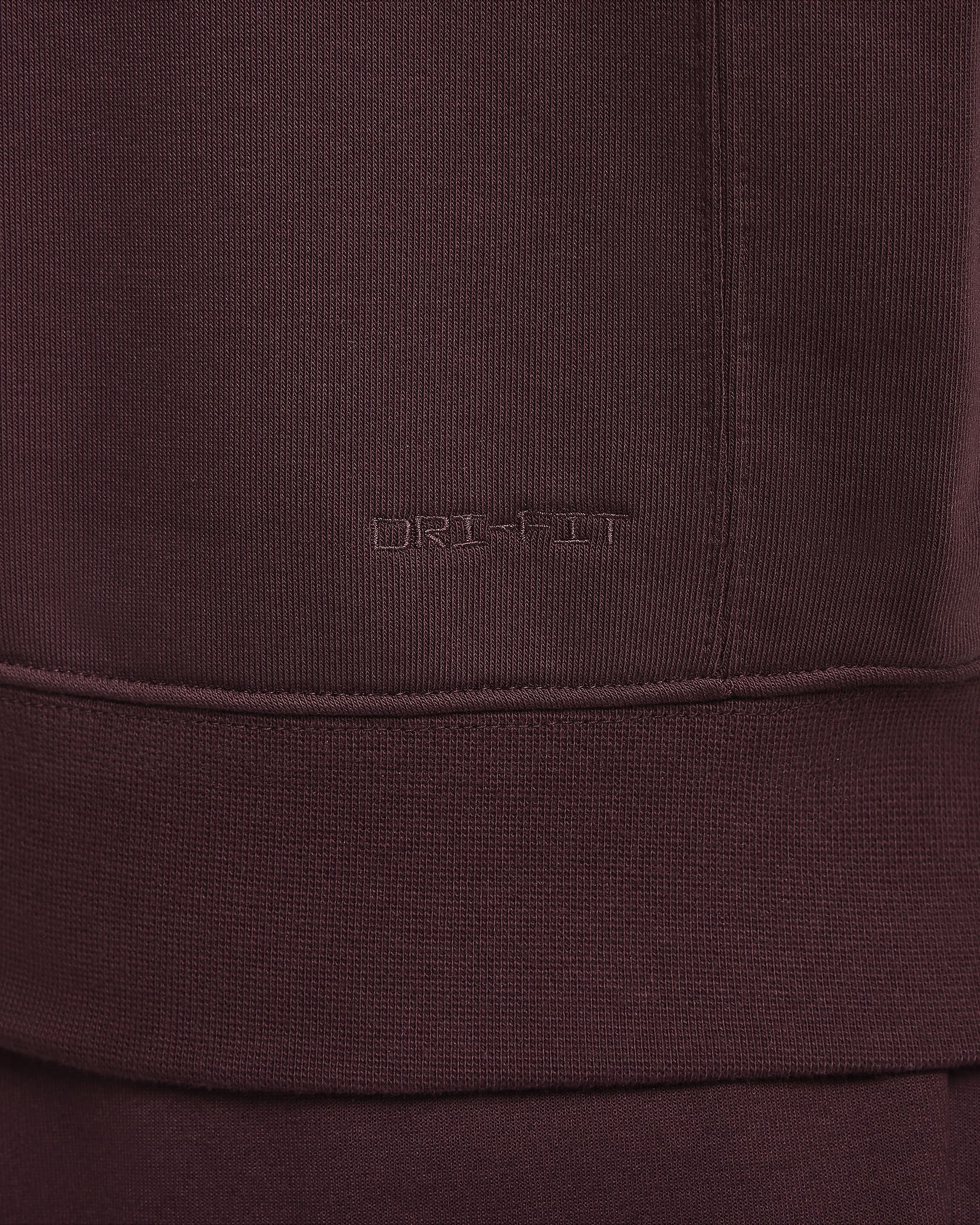 Nike Swoosh Men's Dri-FIT French Terry Pullover Fitness Hoodie - Burgundy Crush/Burgundy Crush/Black