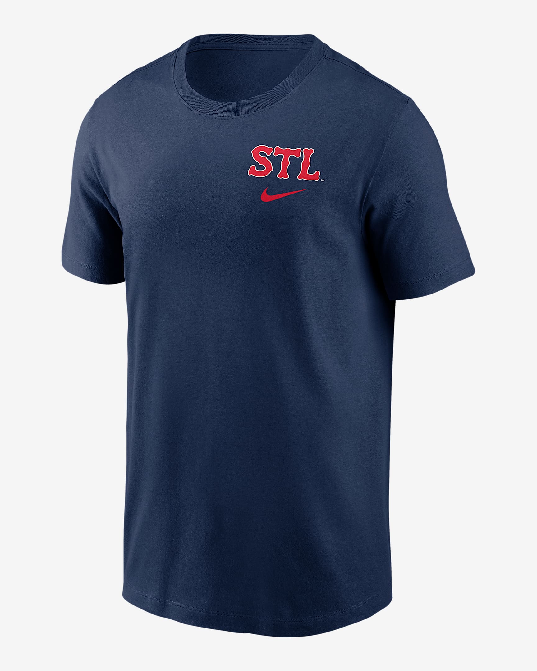 St. Louis Cardinals City Connect 2-Hit Men's Nike MLB T-Shirt - Navy