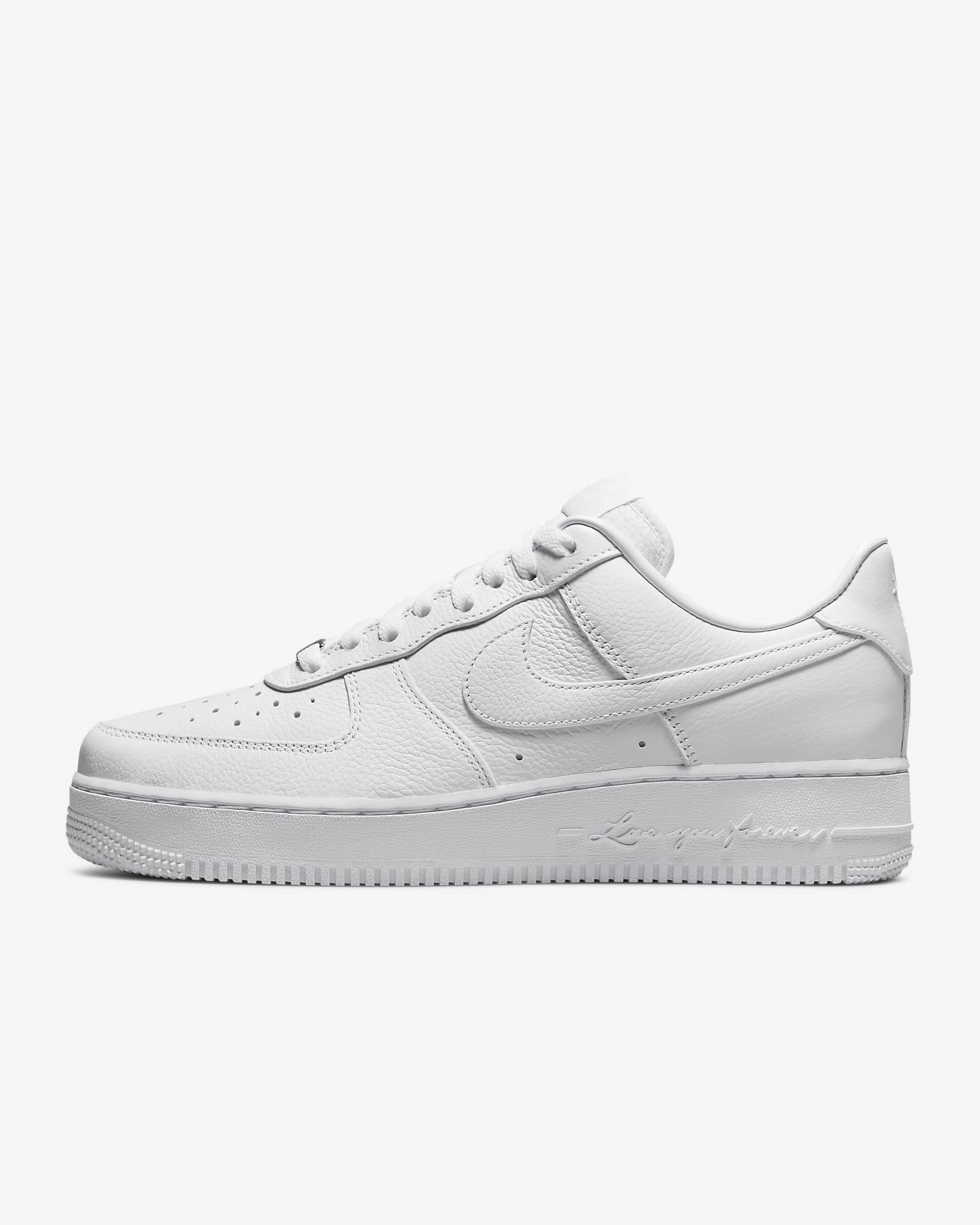 NOCTA Air Force 1 Low Herenschoenen - Wit/Wit/Cobalt Tint/Wit