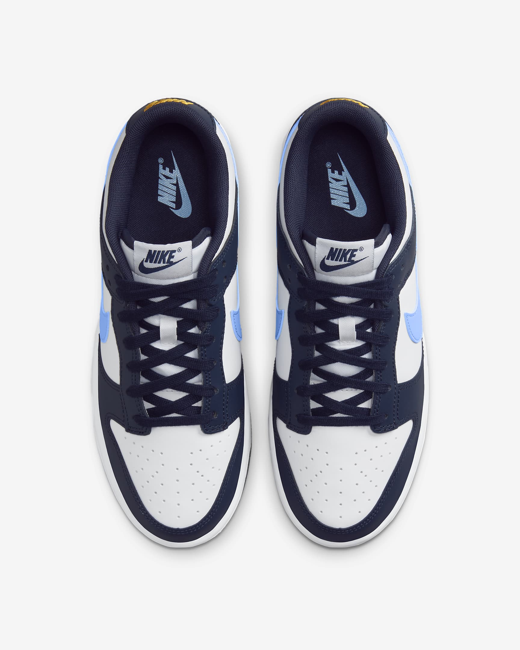 Nike Dunk Low Men's Shoes - Obsidian/White/University Gold/University Blue