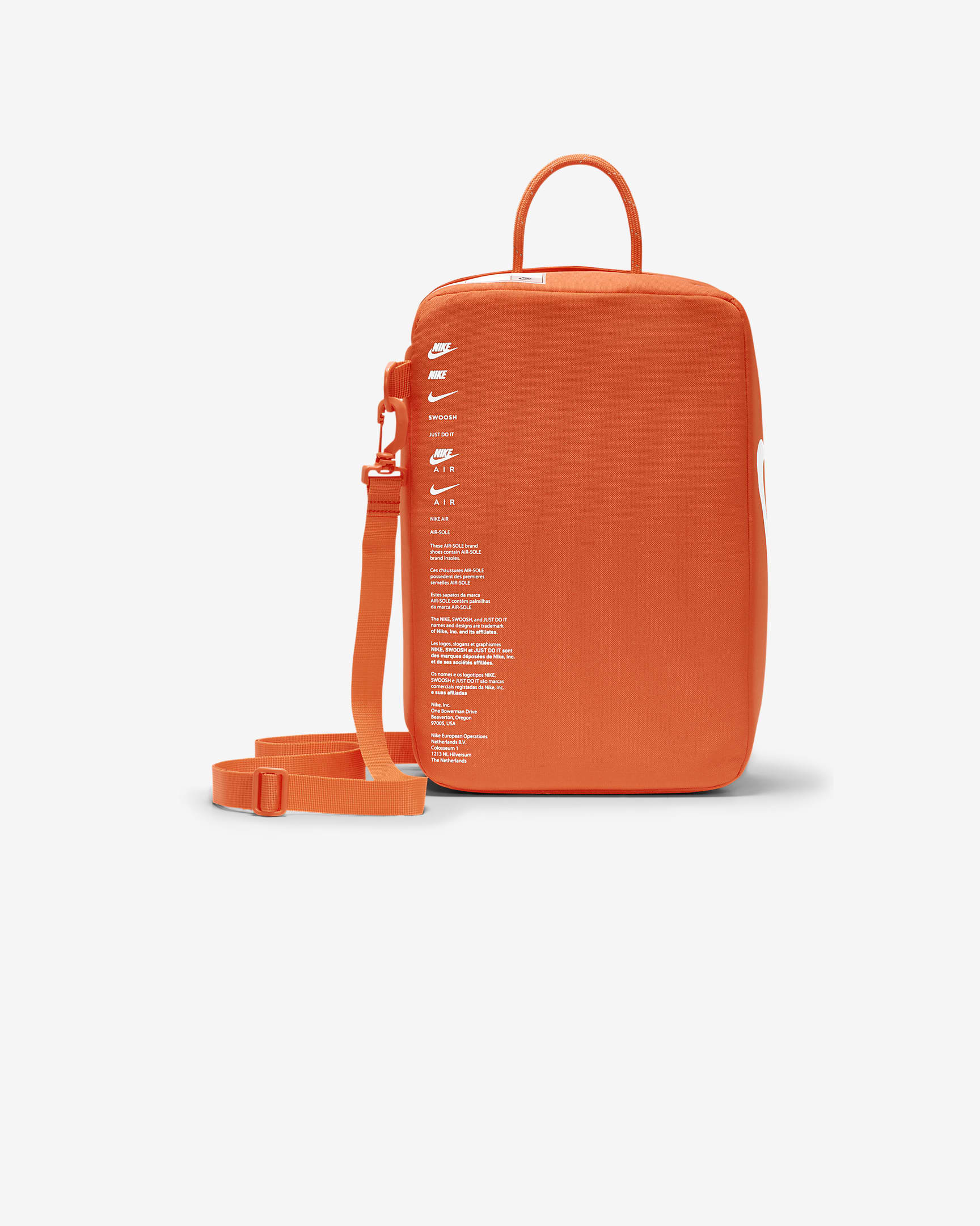 Nike Shoe Box Bag (12L) - Orange/Orange/White