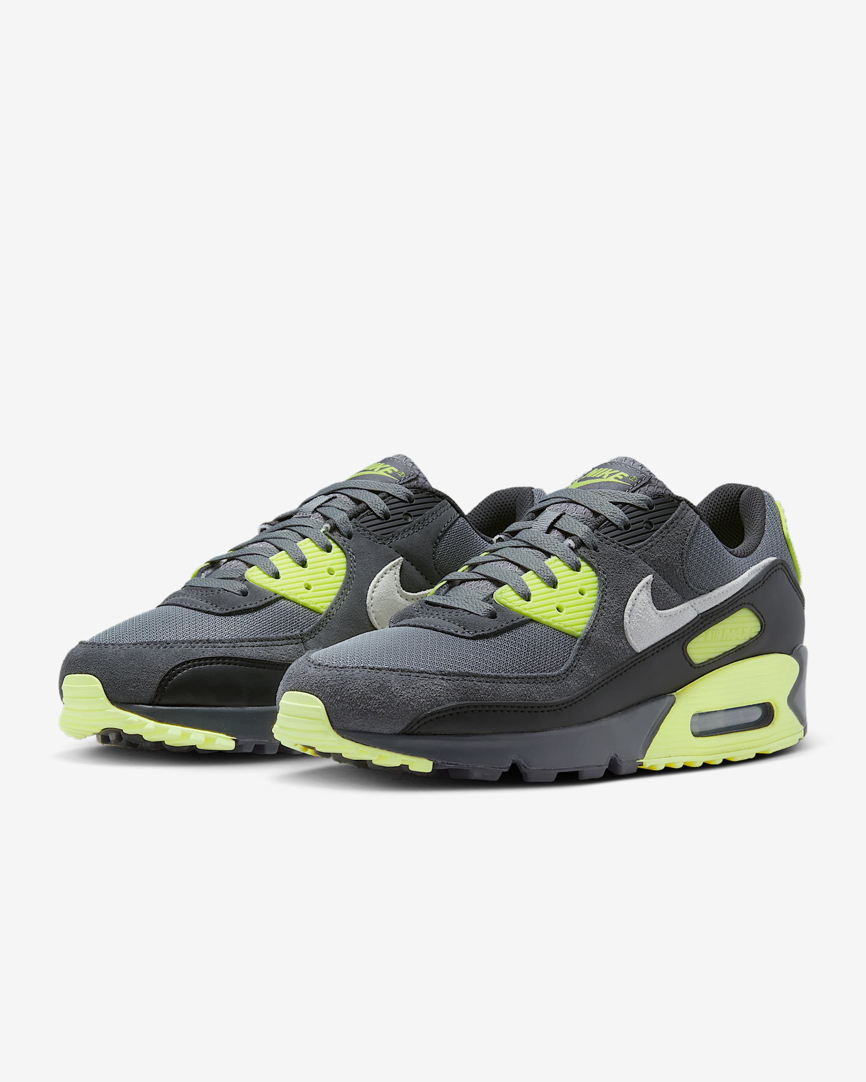 Pánské boty Nike Air Max 90 - Smoke Grey/Light Lemon Twist/Černá/Photon Dust