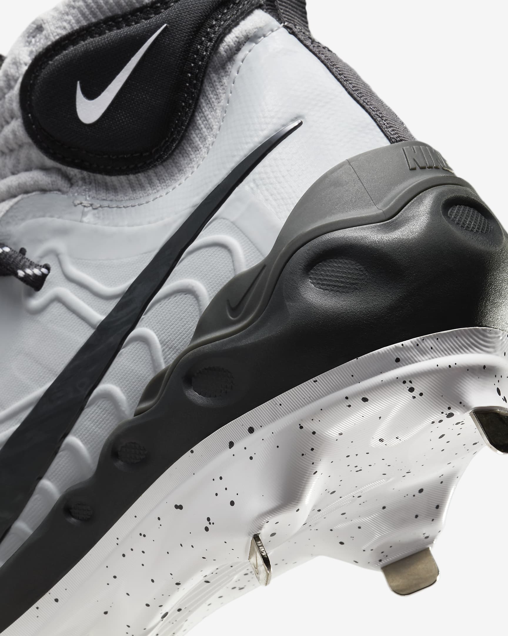 Tacos de béisbol para hombre Nike Alpha Huarache NXT - Gris lobo/Blanco/Platino puro/Gris humo oscuro