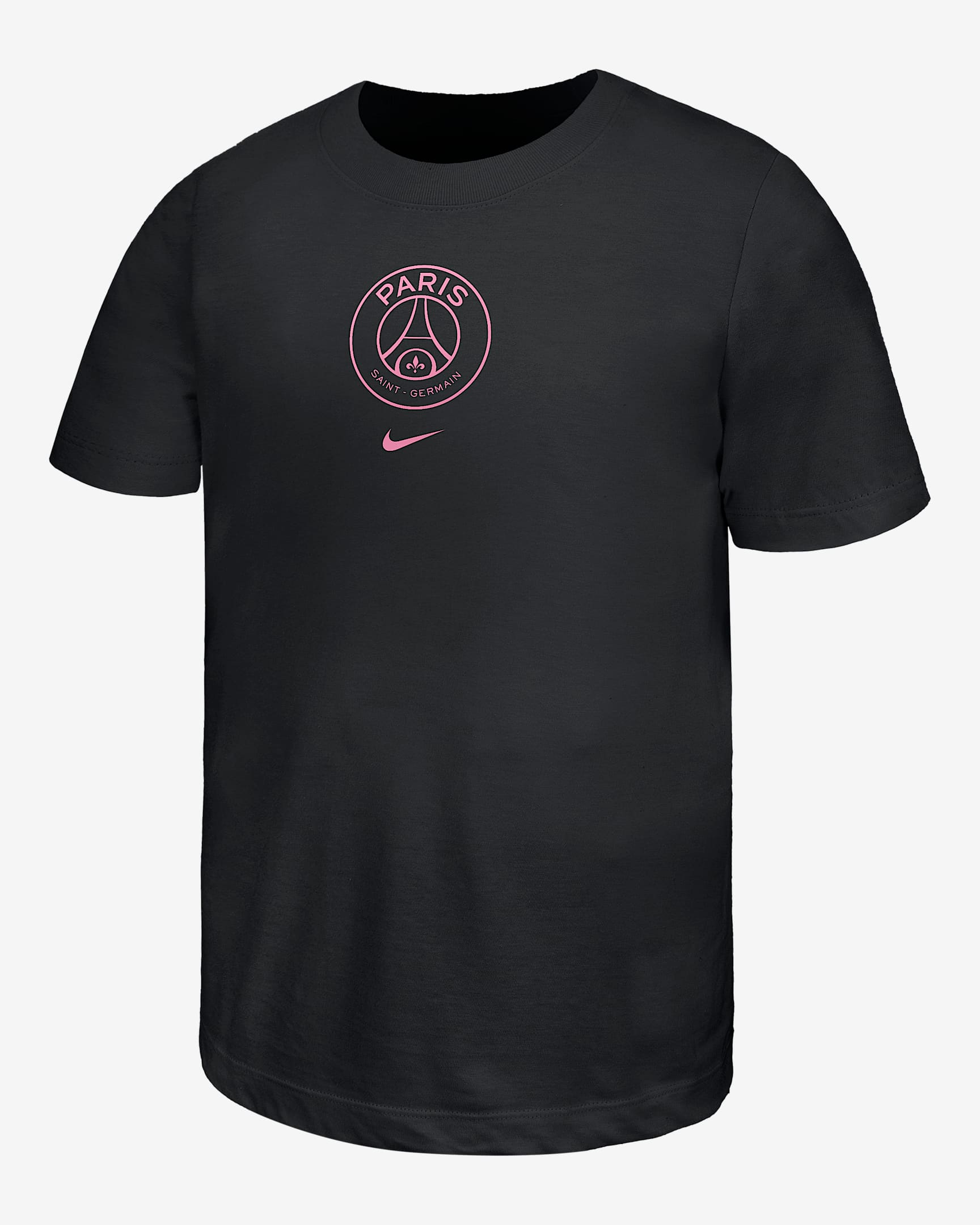Playera de fútbol Nike para niños talla grande Paris Saint-Germain Core - Negro