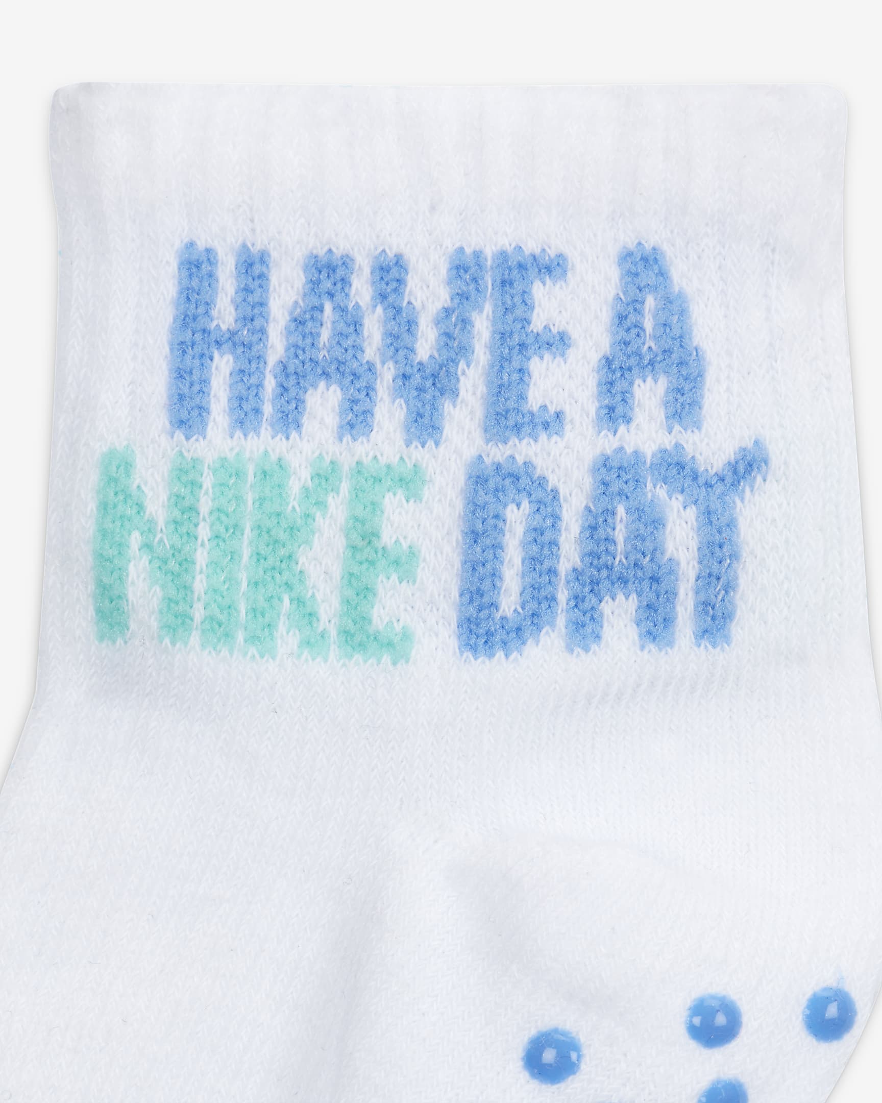 Nike "Art of Play" Gripper Ankle Socks (3 Pairs) Baby Gripper Socks