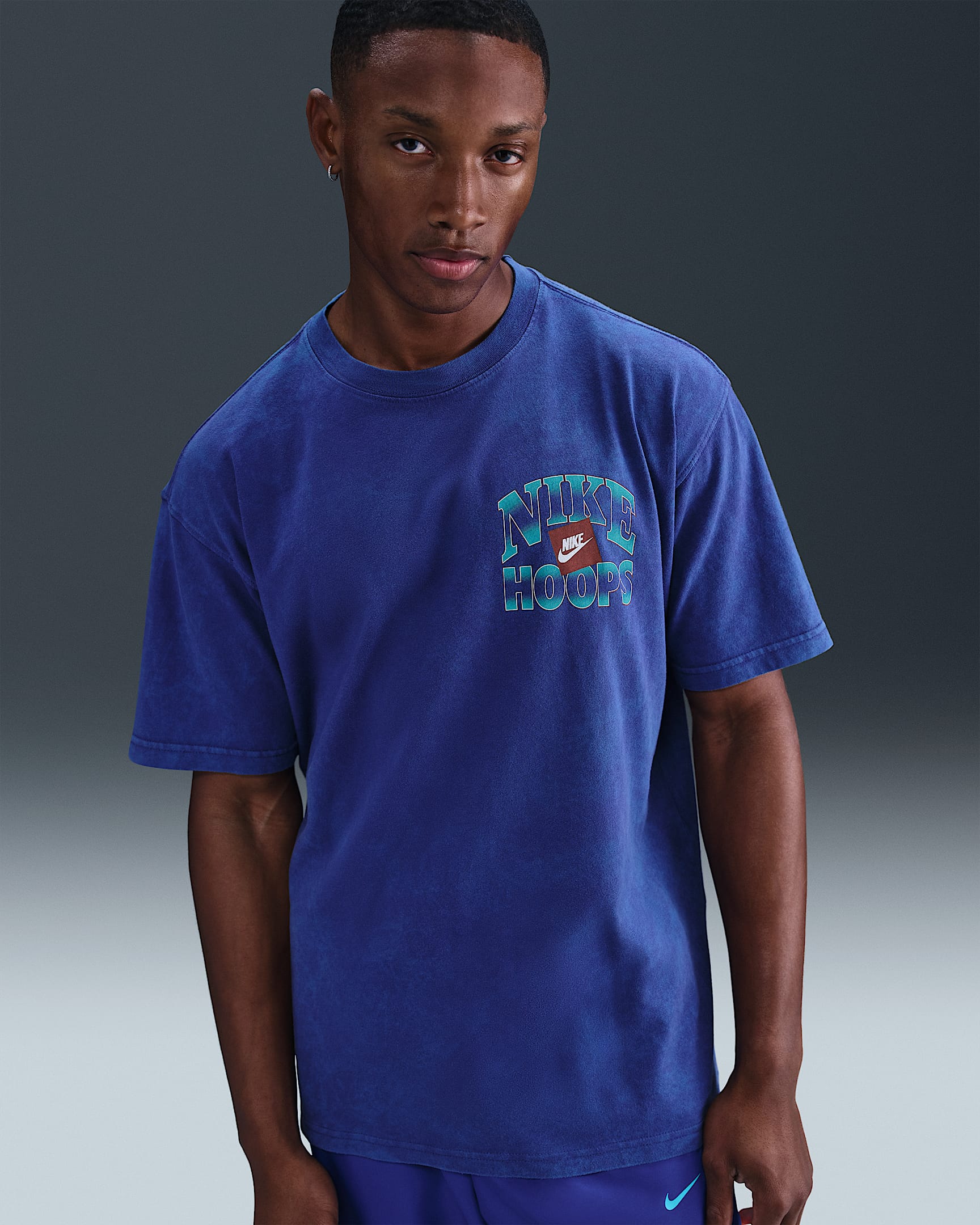 Nike Max90 basketbalshirt voor heren - Deep Night