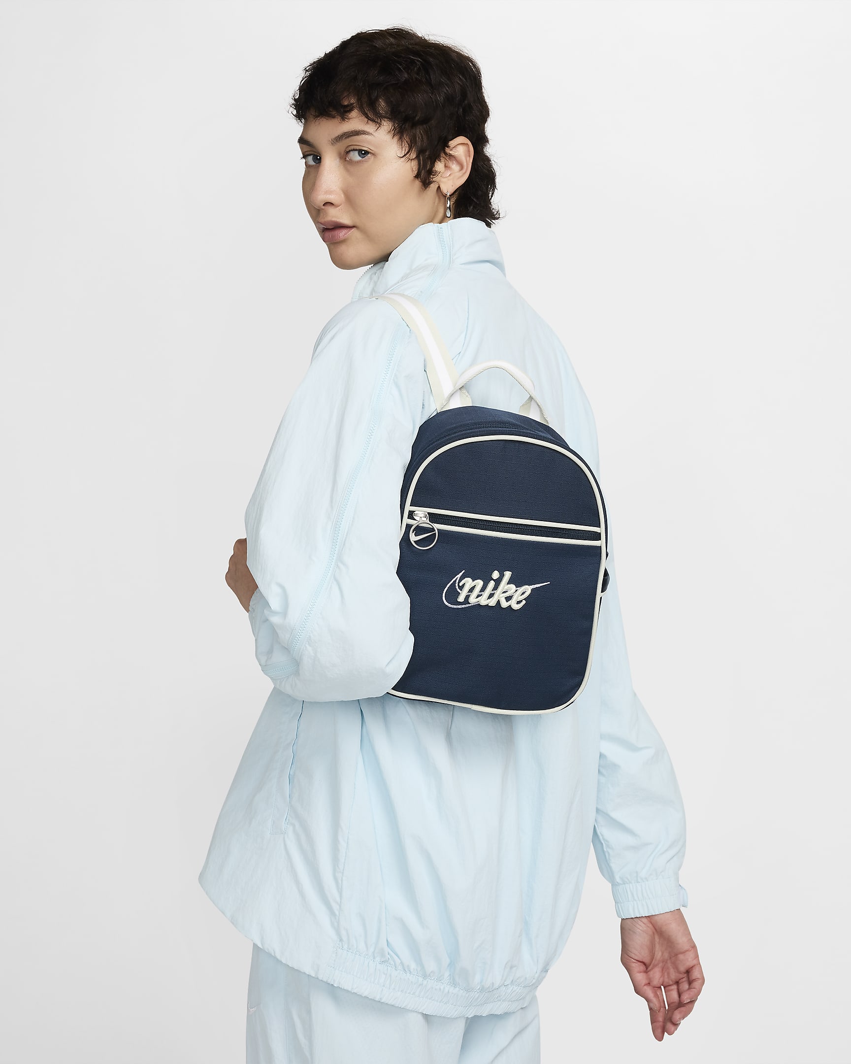 Nike Sportswear Futura 365 Mini Backpack (6L) - Armoury Navy/Sea Glass/Sea Glass