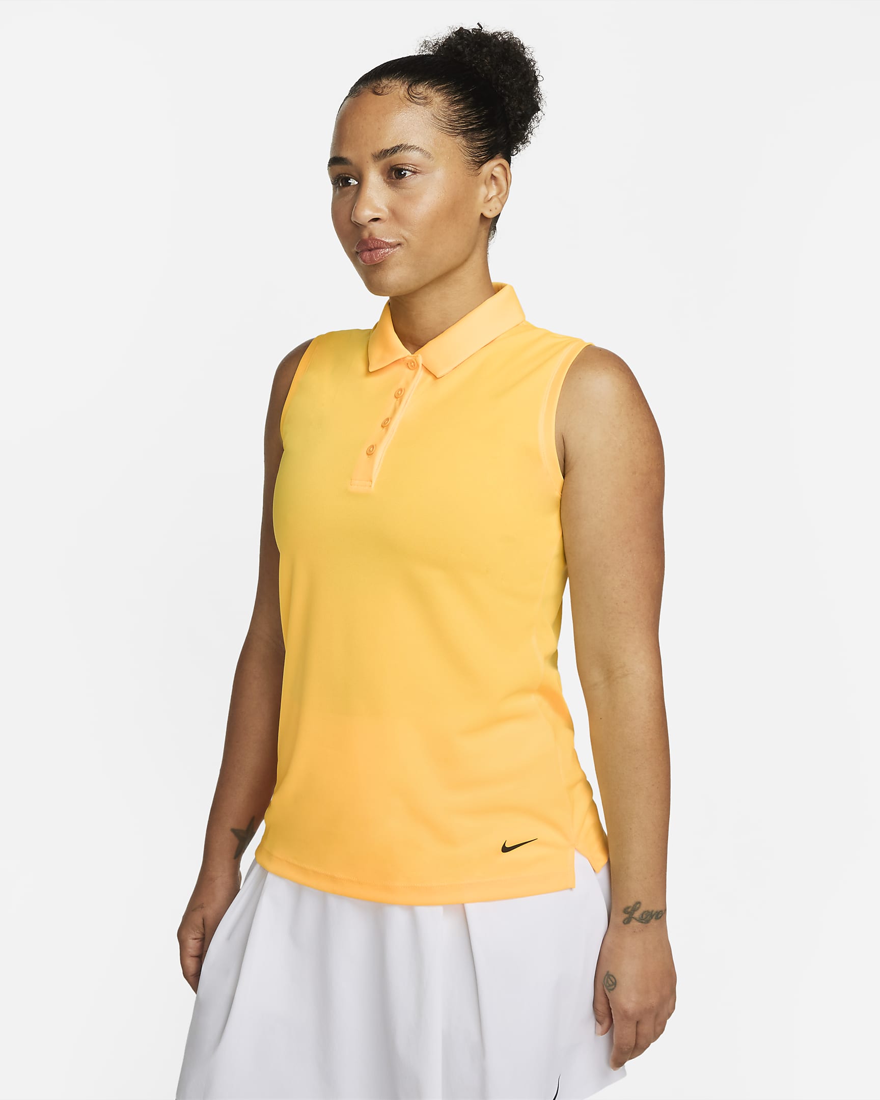 Nike Dri Fit Victory Womens Sleeveless Golf Polo 6112