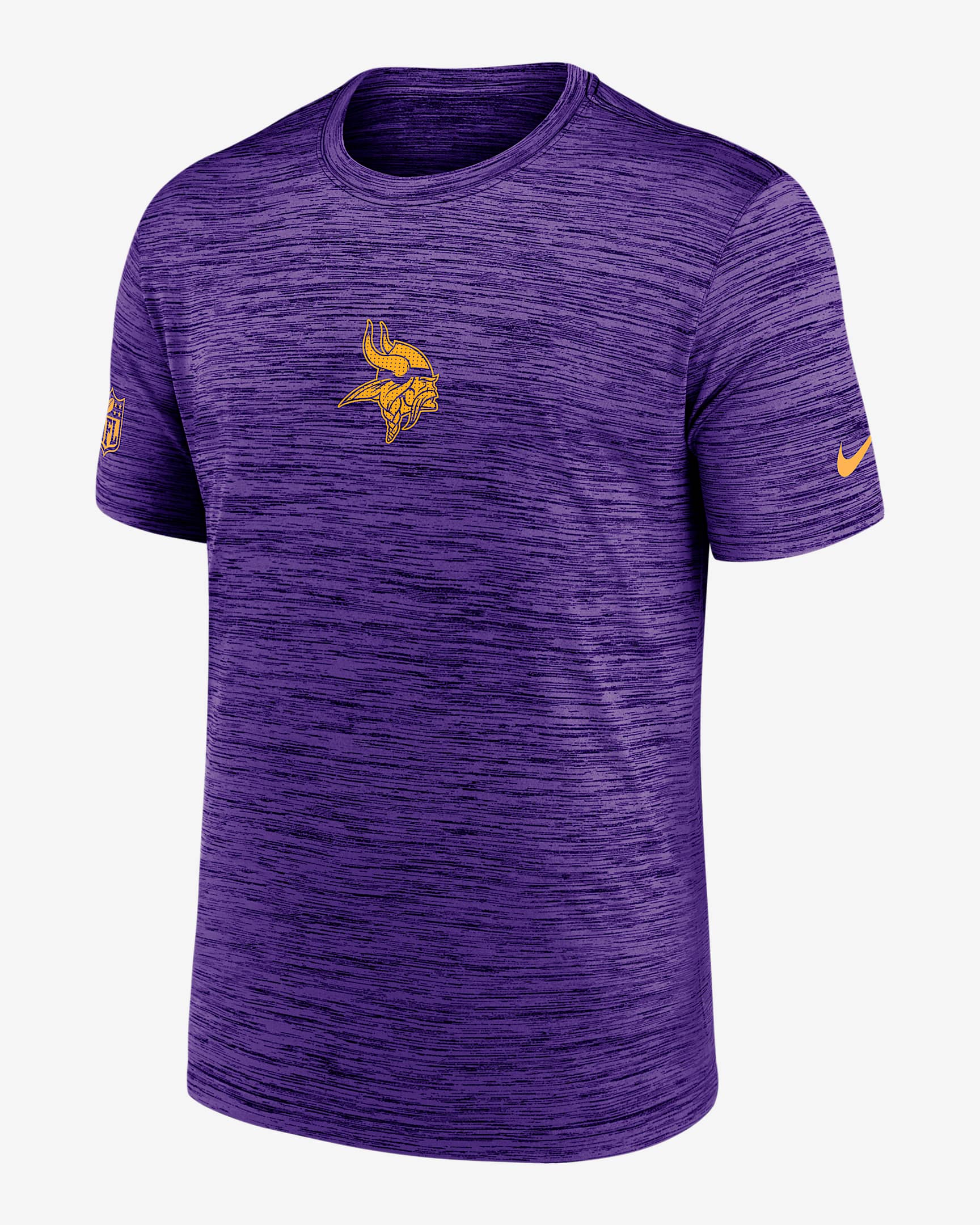 Minnesota Vikings Sideline Team Issue Velocity Men's Nike Dri-FIT NFL T-Shirt - Purple