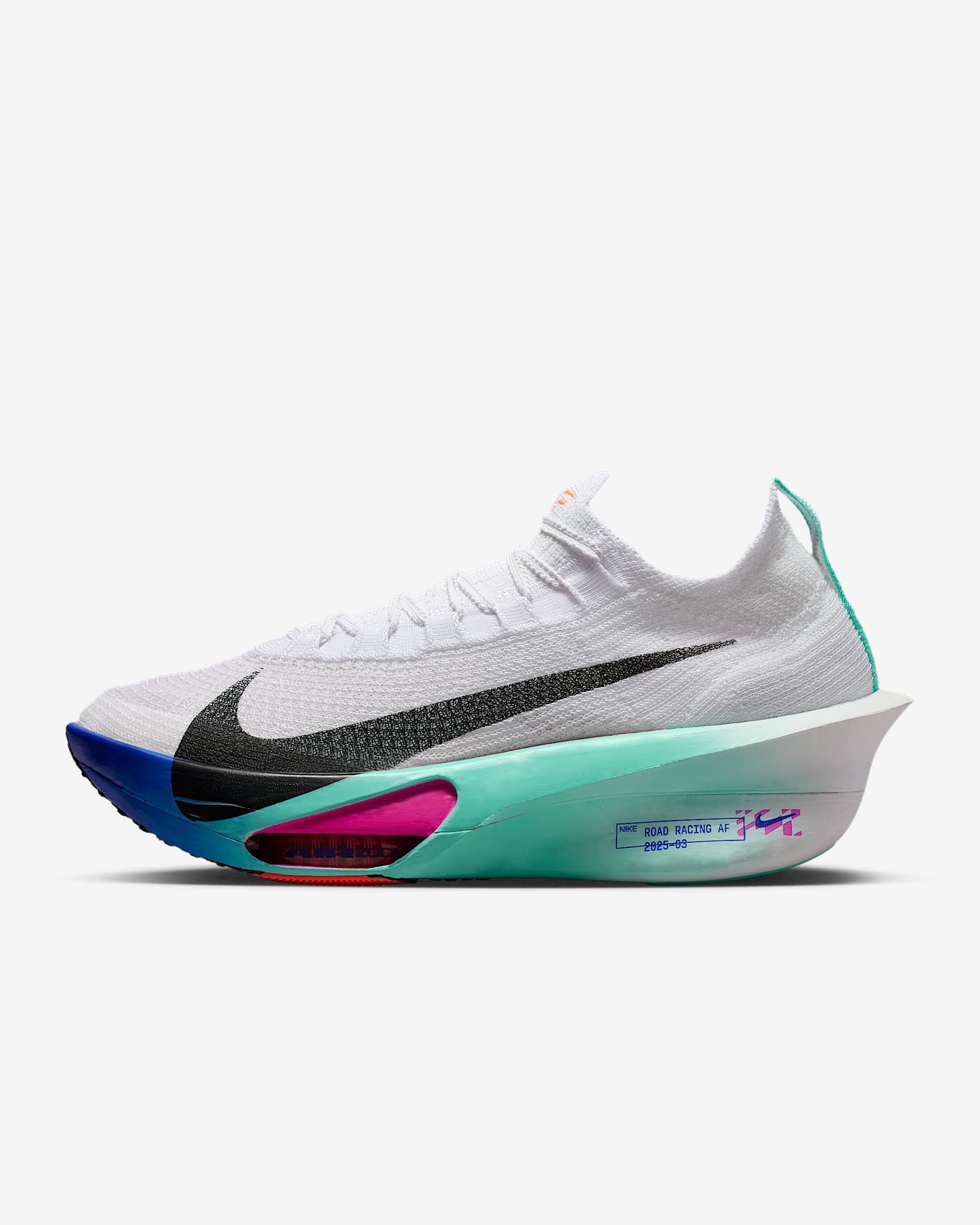 Nike Alphafly 3 Men's Road Racing Shoes - White/Hyper Turquoise/Concord/Black