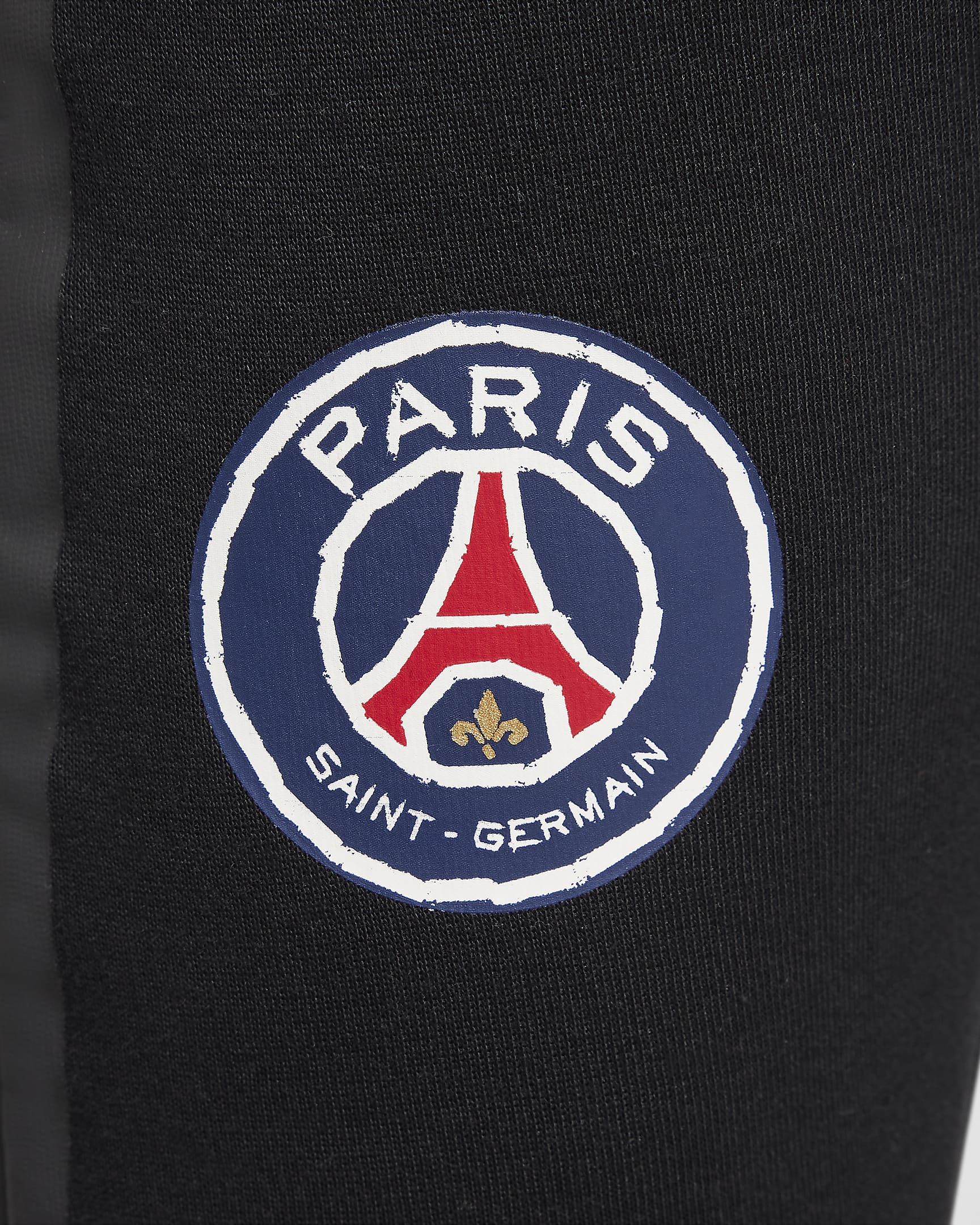 Paris Saint-Germain Tech Fleece Nike voetbalbroek voor jongens - Zwart/University Red