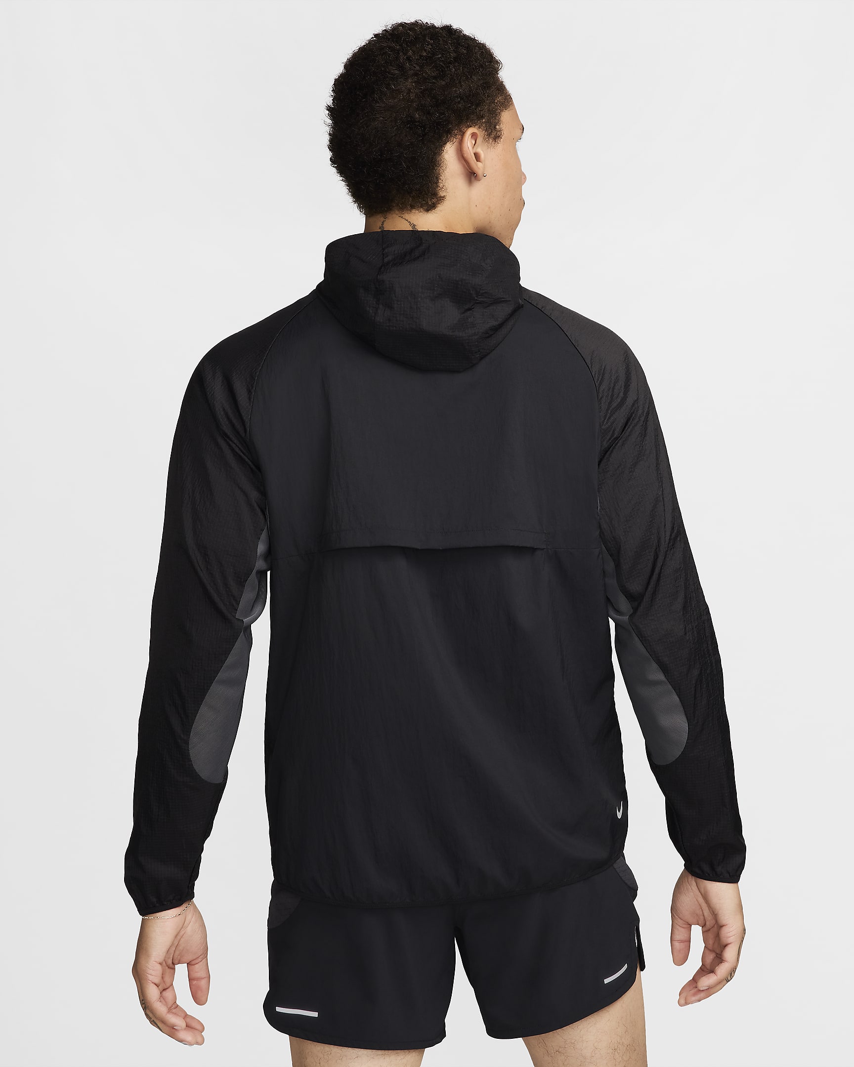 Nike Trail Aireez Men's Running Jacket - Black/Anthracite/Summit White