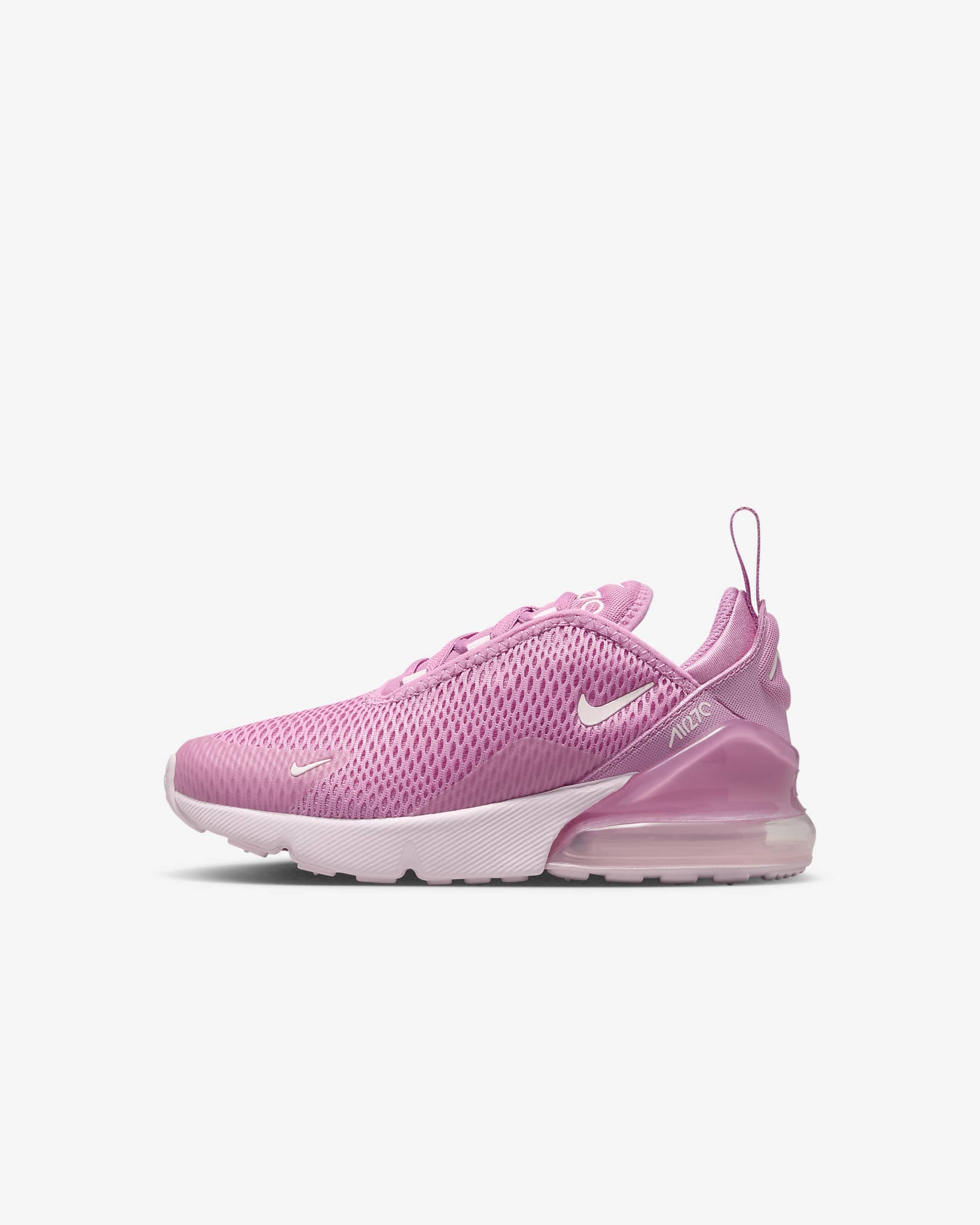 Tenis para niños de preescolar Nike Air Max 270 - Flamenco mágico/Espuma rosa