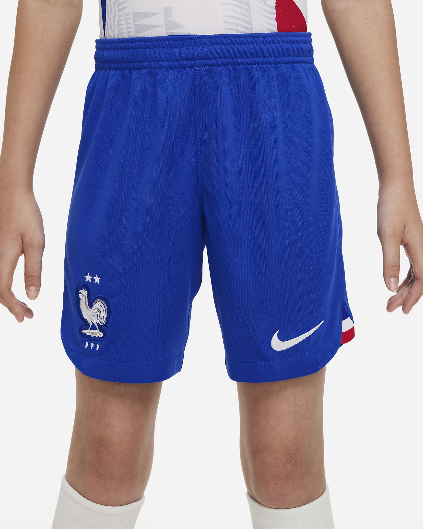 FFF 2022/23 Stadium Away Big Kids' Nike DriFIT Soccer Shorts.