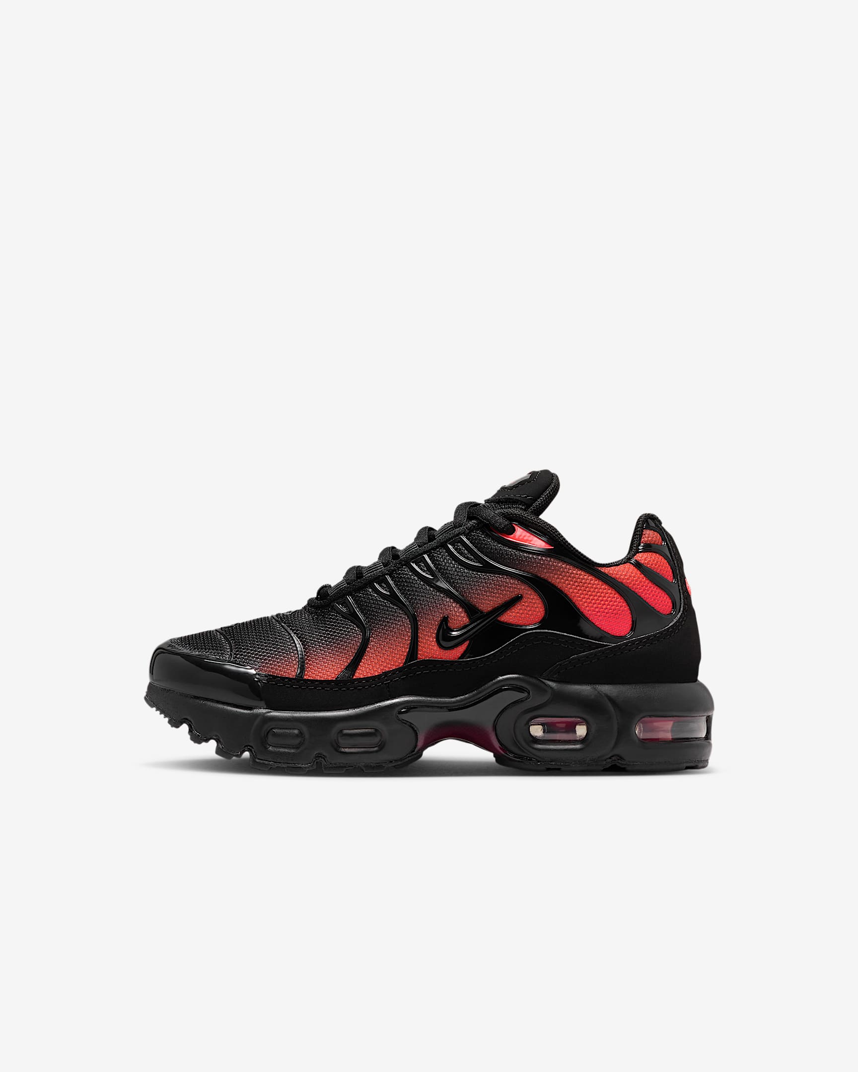 Nike Air Max Plus Küçük Çocuk Ayakkabısı - Siyah/Light Crimson/Noble Red/Siyah