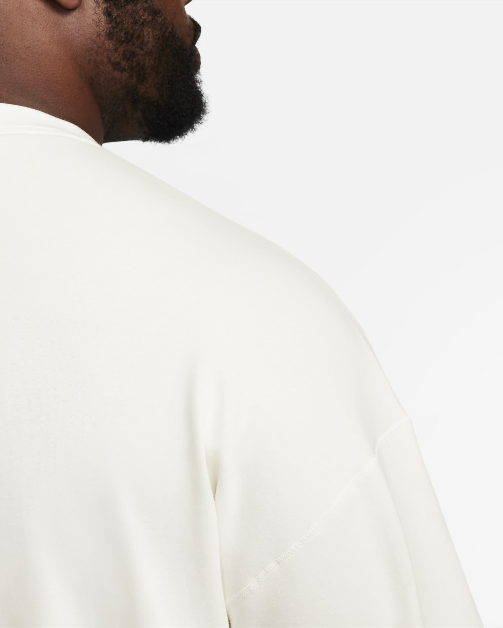 Felpa oversize a manica corta Nike Sportswear Tech Fleece Reimagined – Uomo - Sail