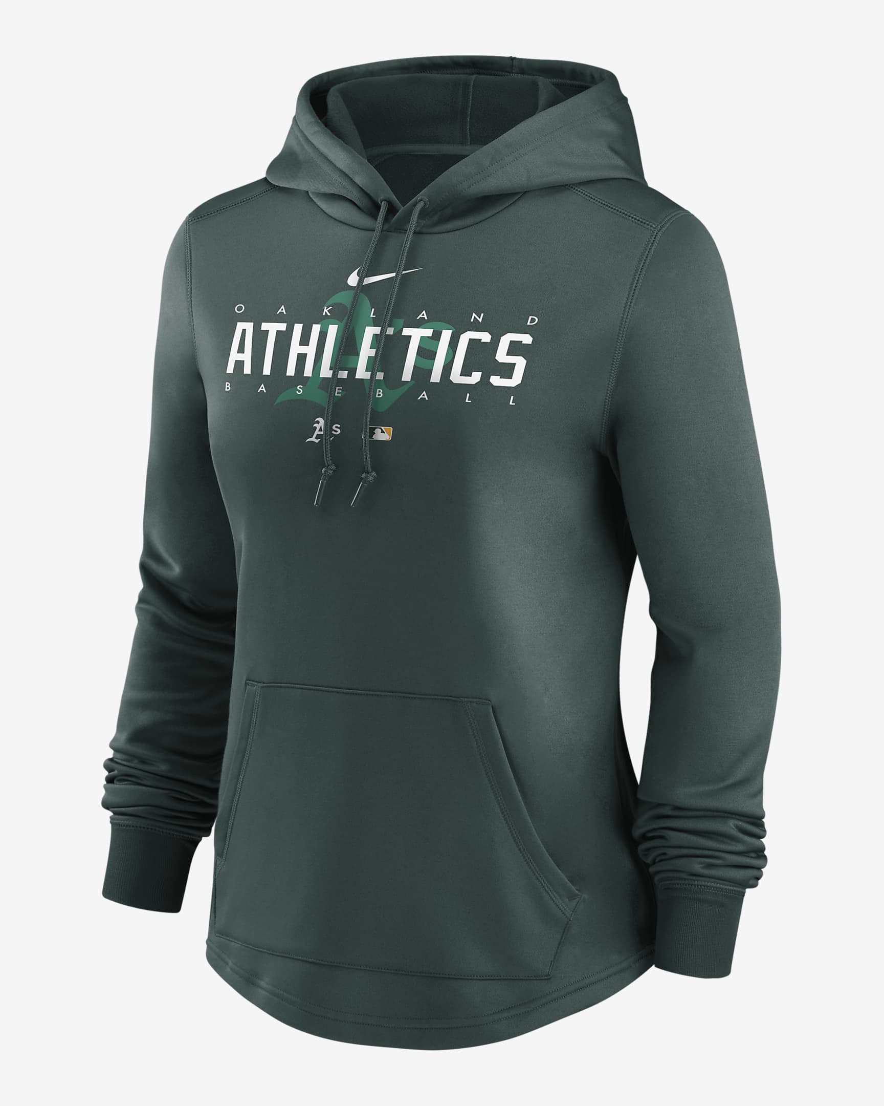 Nike Therma Pregame (MLB Oakland Athletics) Women's Pullover Hoodie ...