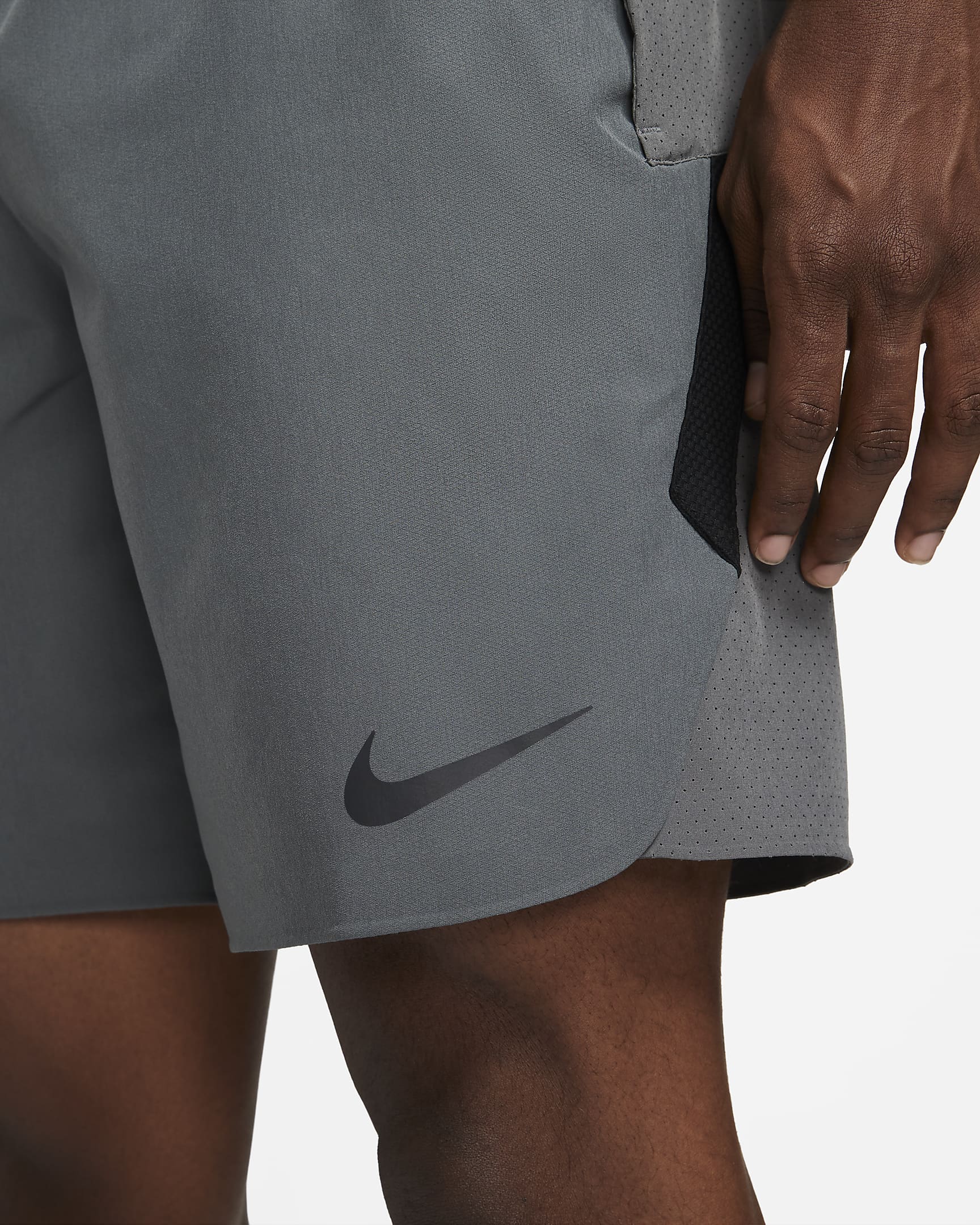 Nike Dri-FIT Flex Rep Pro Collection Men's 20cm (approx.) Unlined Training Shorts - Iron Grey/Black