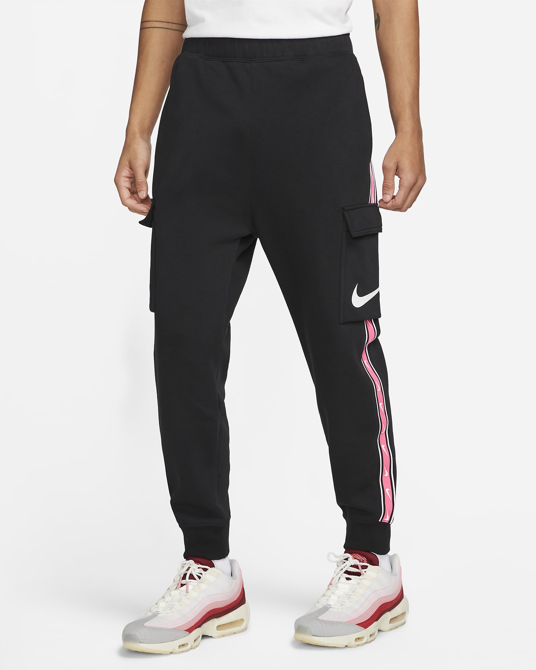 Nike Sportswear Repeat Mens Fleece Cargo Trousers Nike Nl