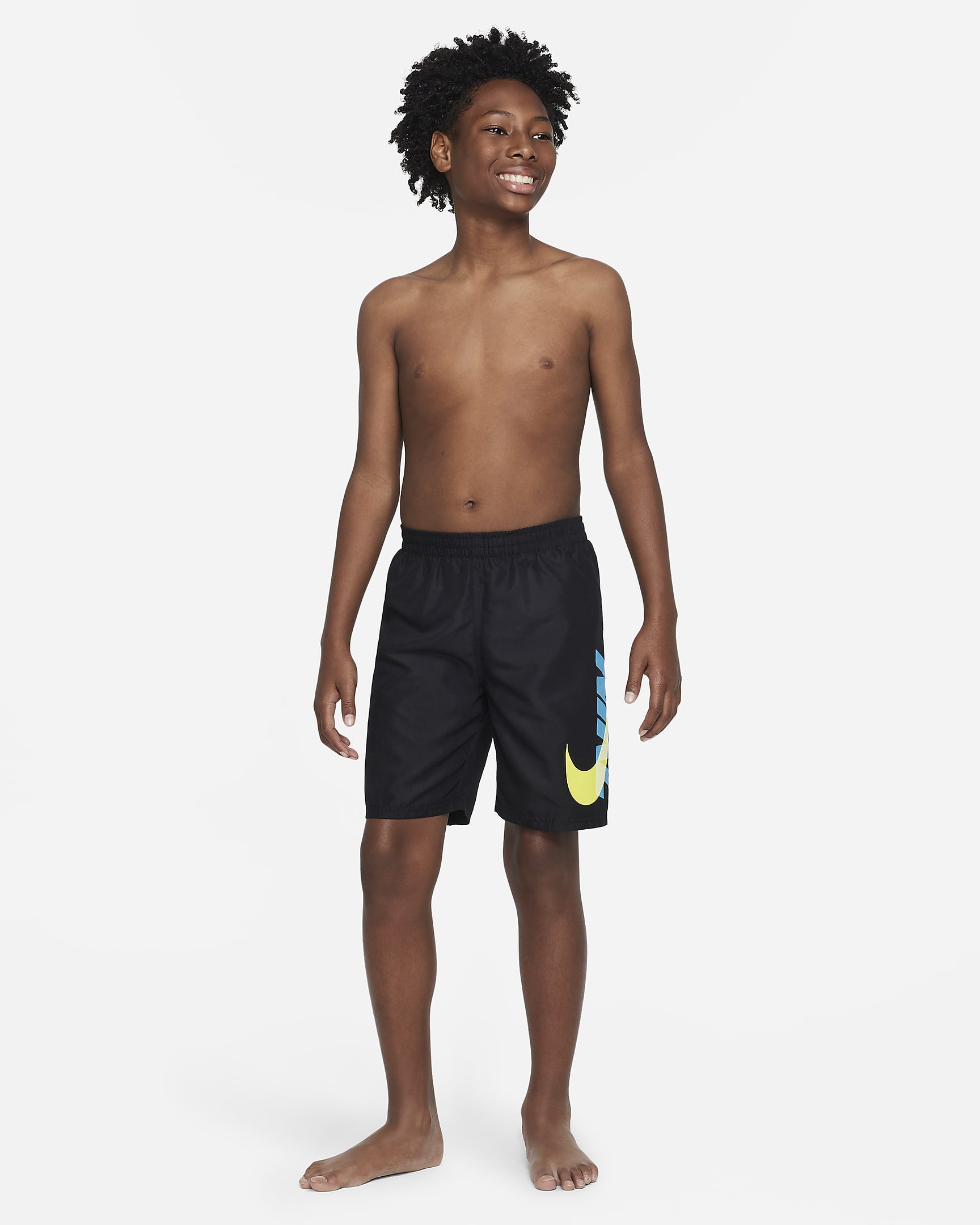 Nike Big Kids' (Boys') 7" Volley Shorts - Black