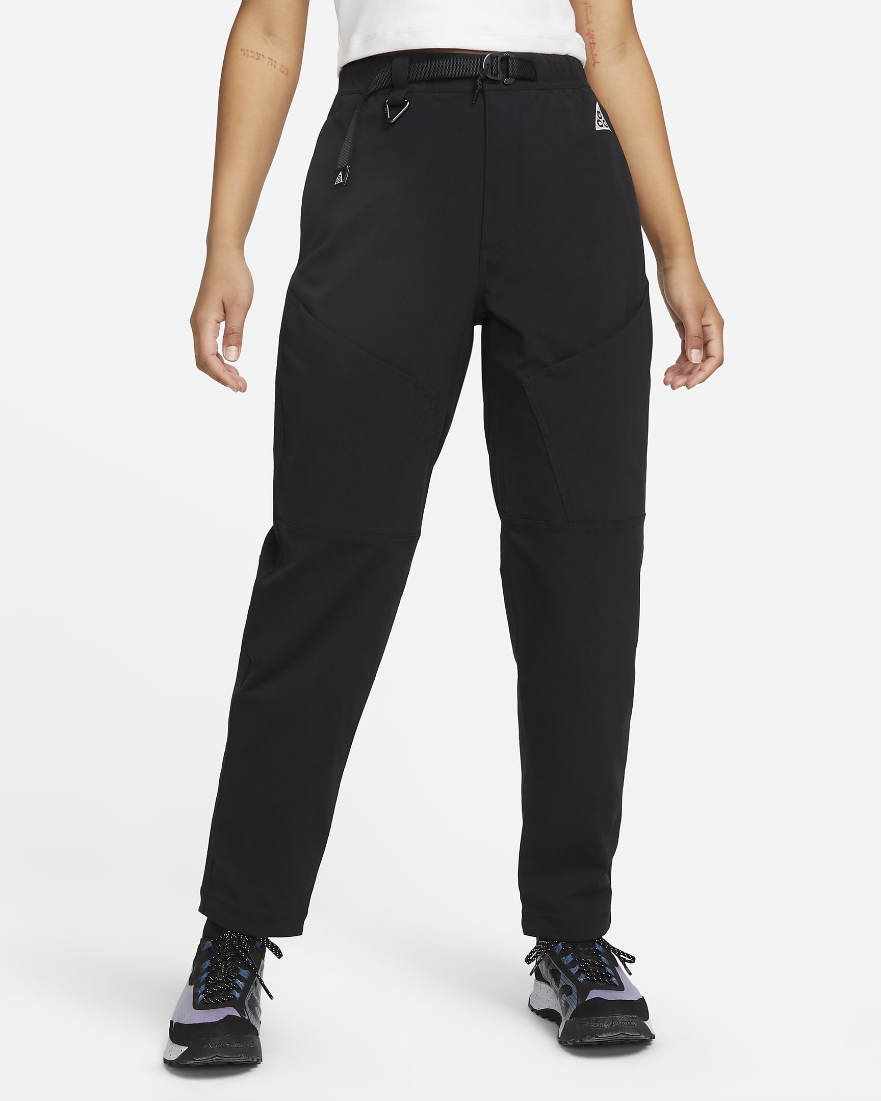 Pantalon de randonnée taille mi-haute Nike ACG pour femme - Noir/Summit White