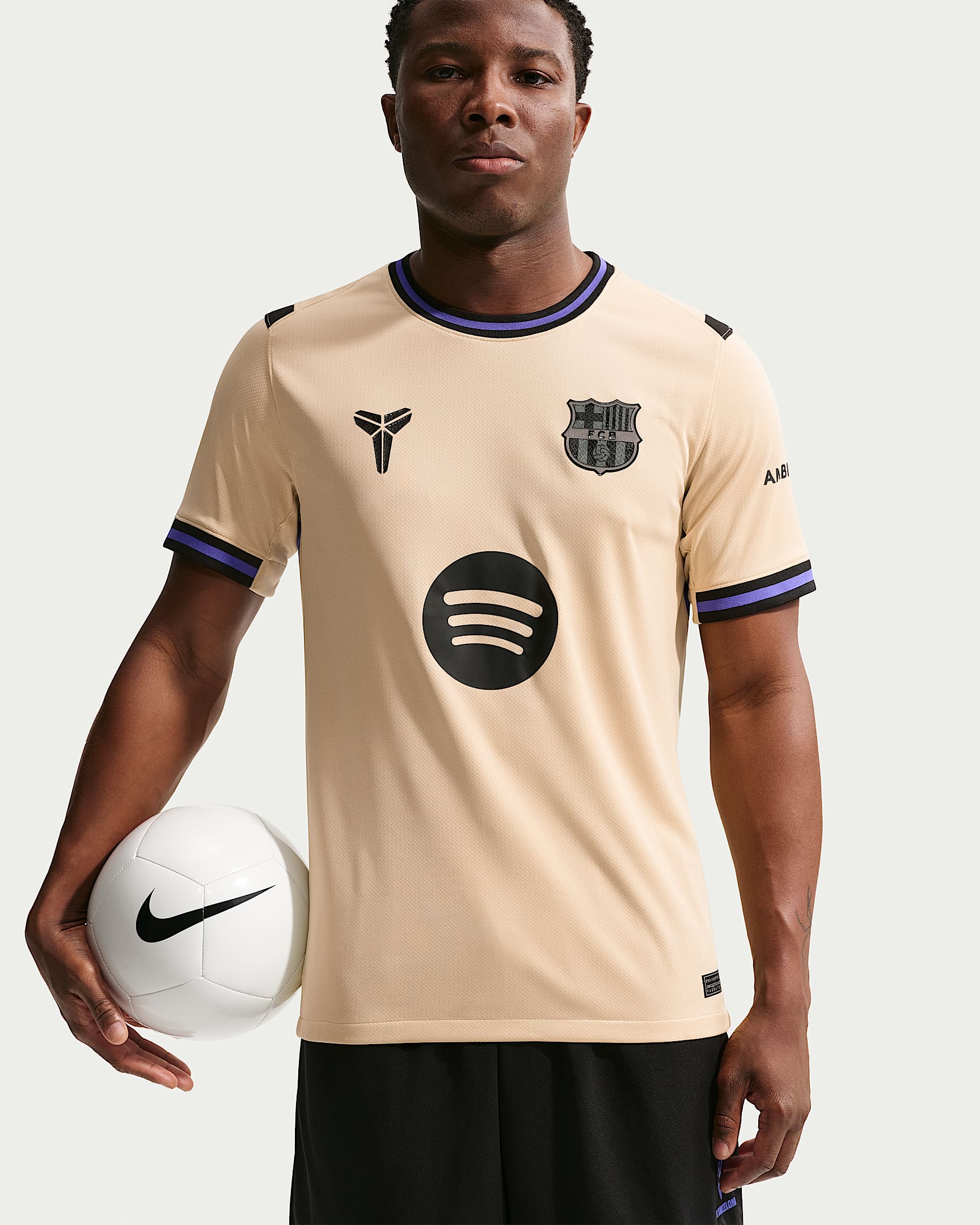 FC Barcelona 2025 26 Stadium Away Men s Kobe Dri FIT Soccer Replica 