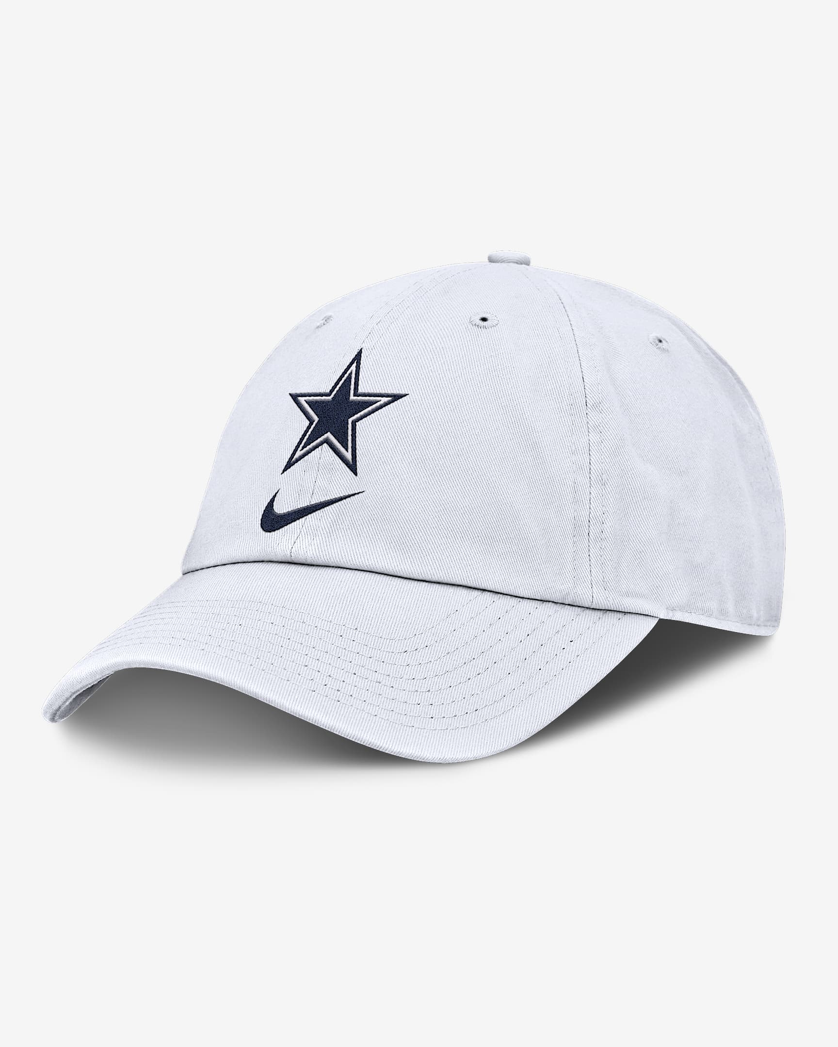 Dallas Cowboys Club Men's Nike NFL Adjustable Hat - White