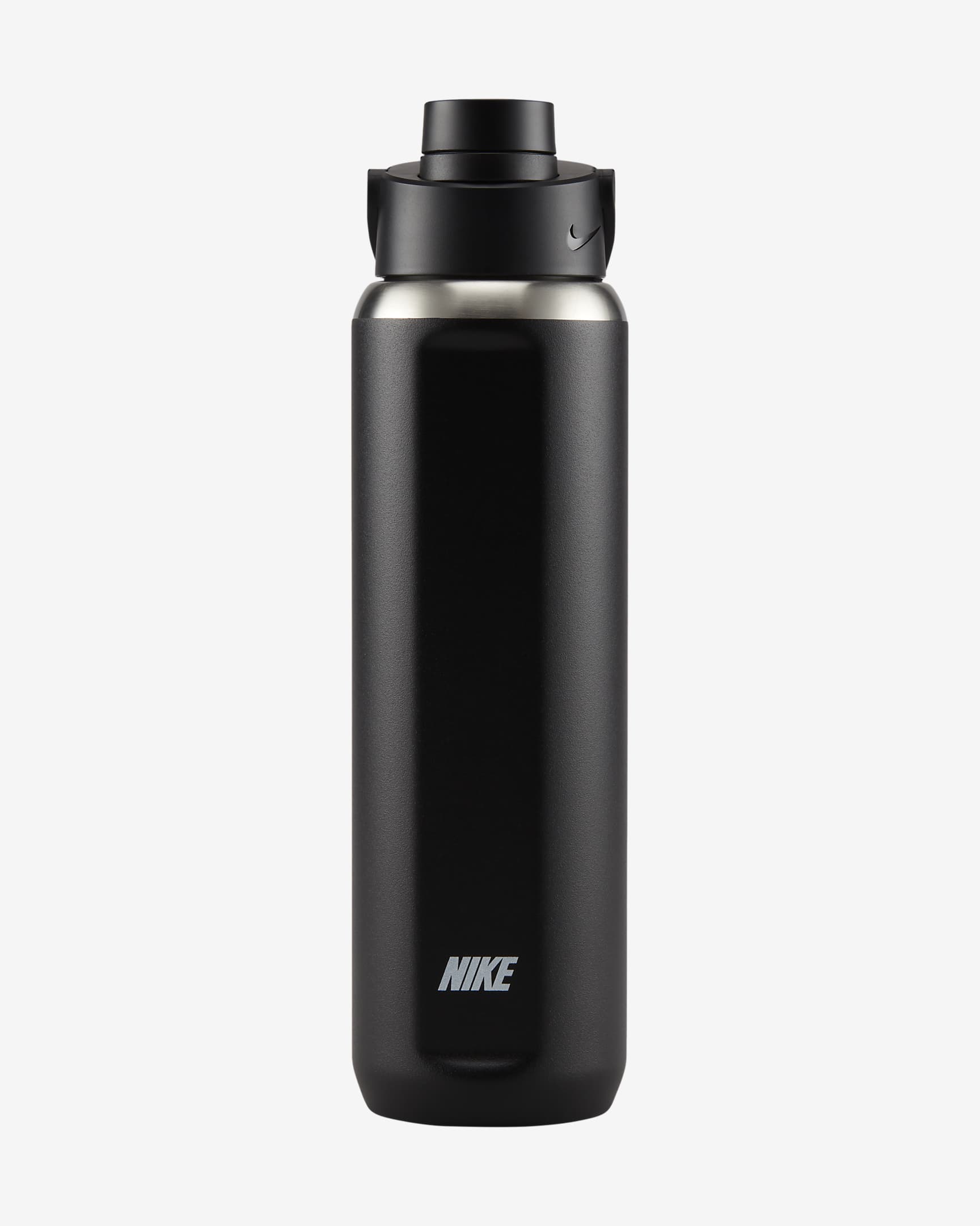 Nike Recharge Stainless Steel Chug Bottle (24 oz) - Black