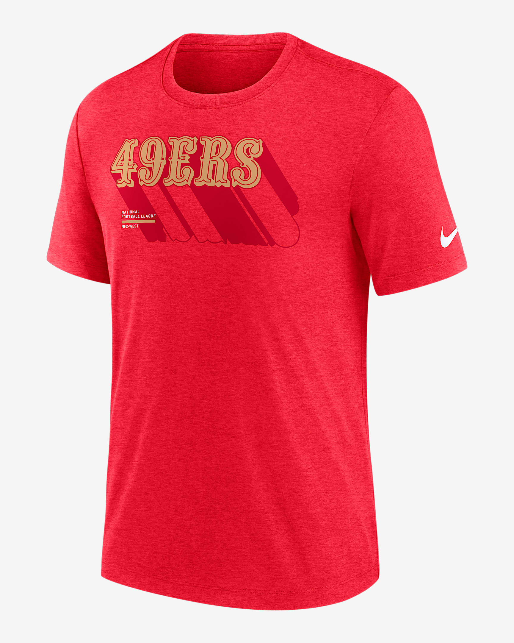 San Francisco 49ers Long Pass Men's Nike NFL T-Shirt - Scarlet