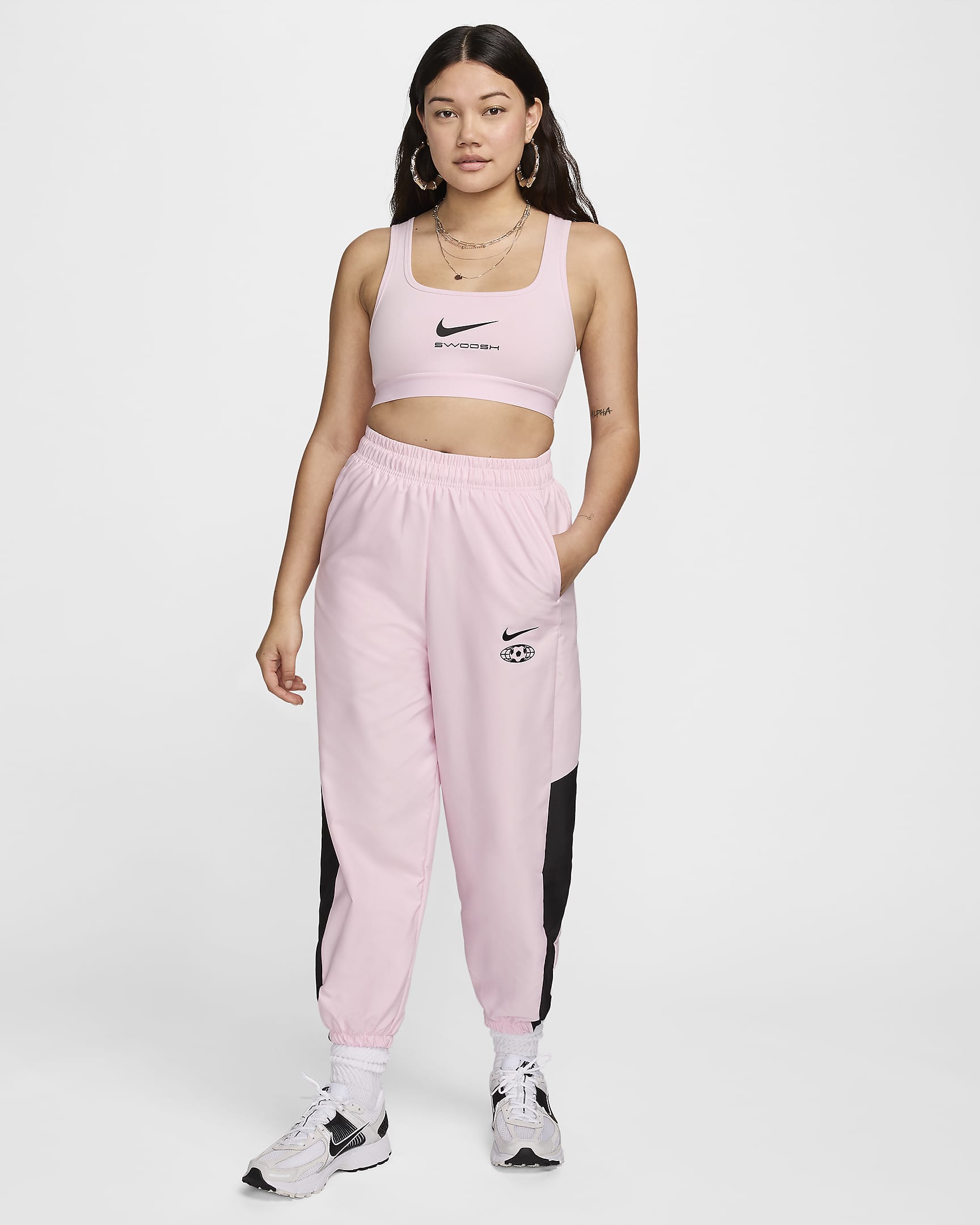 Nike Sportswear Korte tanktop voor dames - Pink Foam