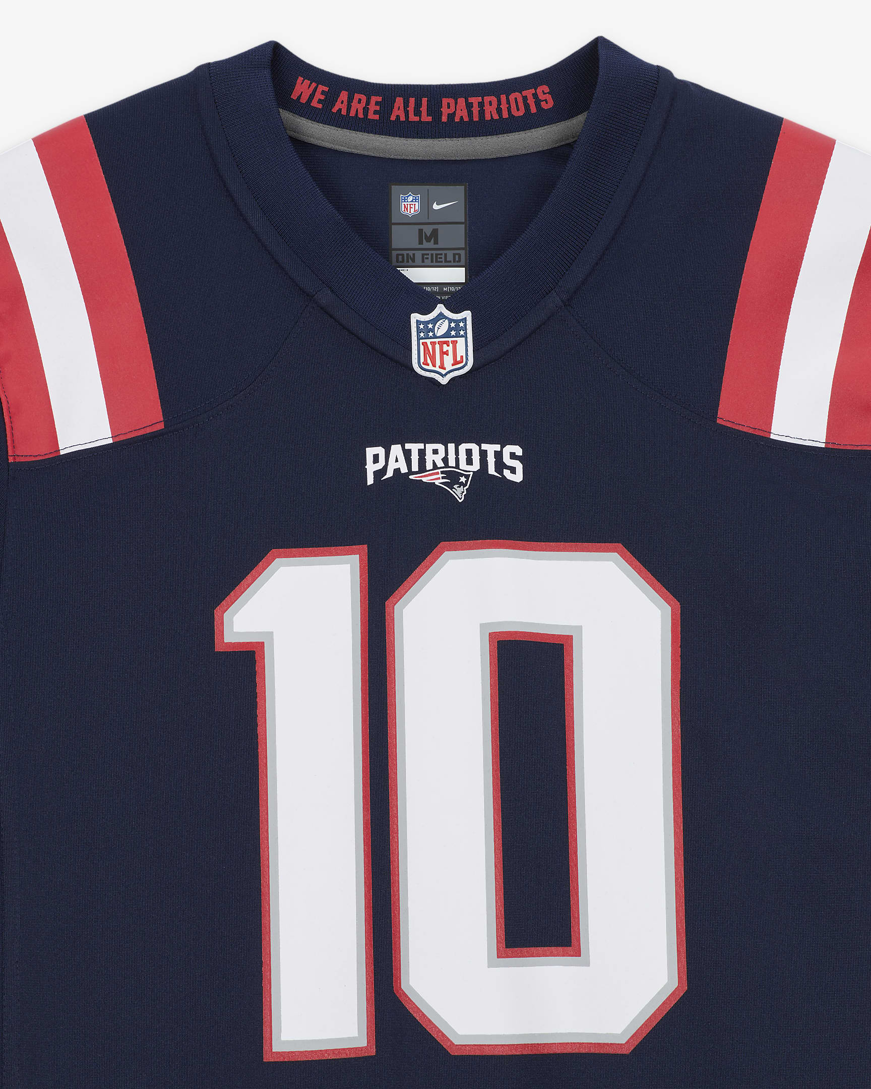 NFL New England Patriots (Mac Jones) American-Football-Spieltrikot für ältere Kinder - College Navy