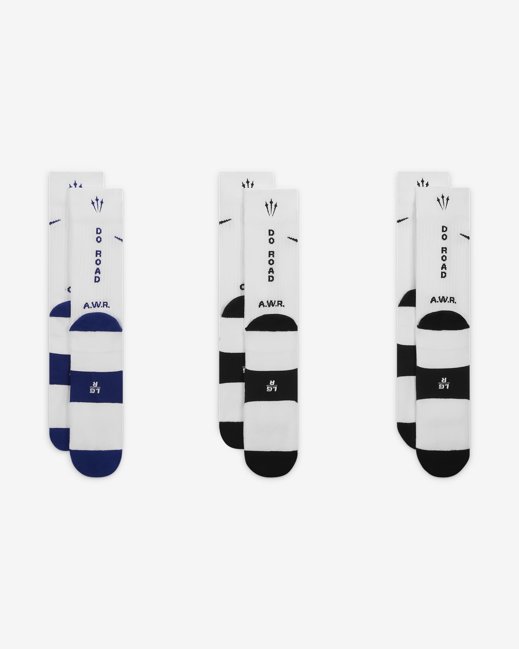 NOCTA Crew Socks (3 Pairs) - Multi-Colour