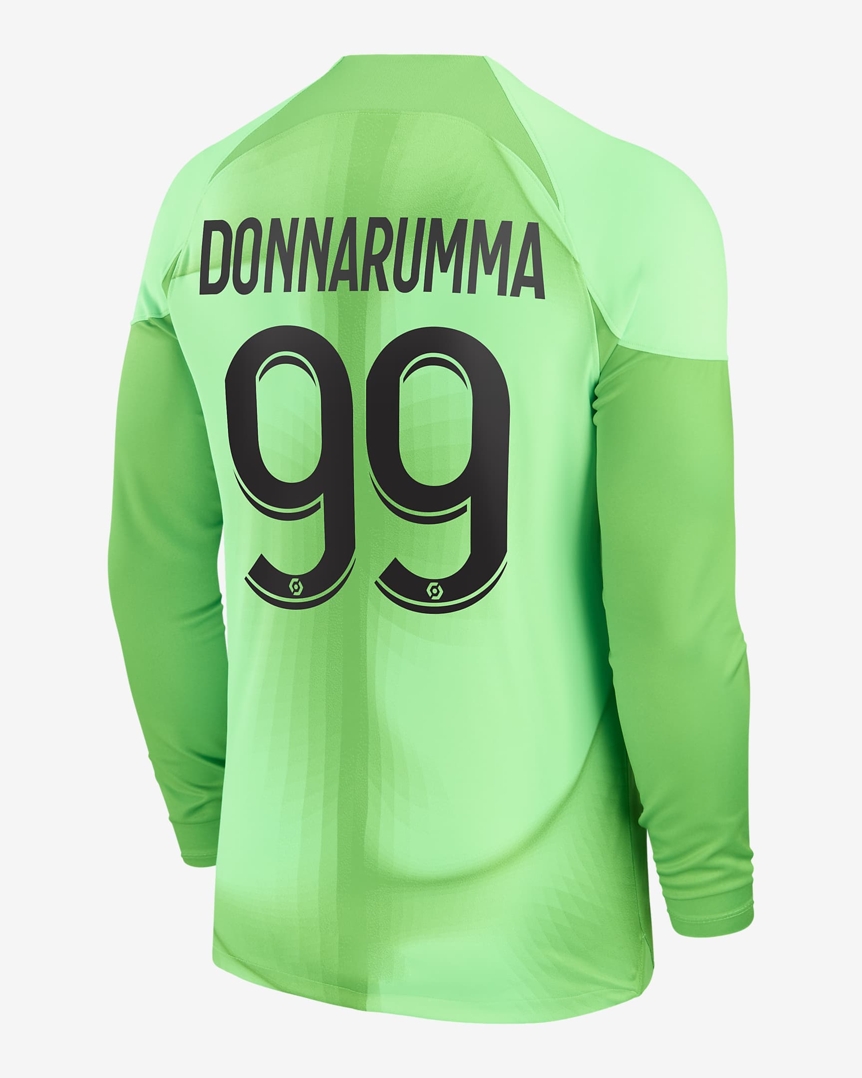 Jersey de fútbol Nike Dri-FIT para hombre del Paris Saint-Germain portero, Gianluigi Donnarumma 2022/23 Stadium