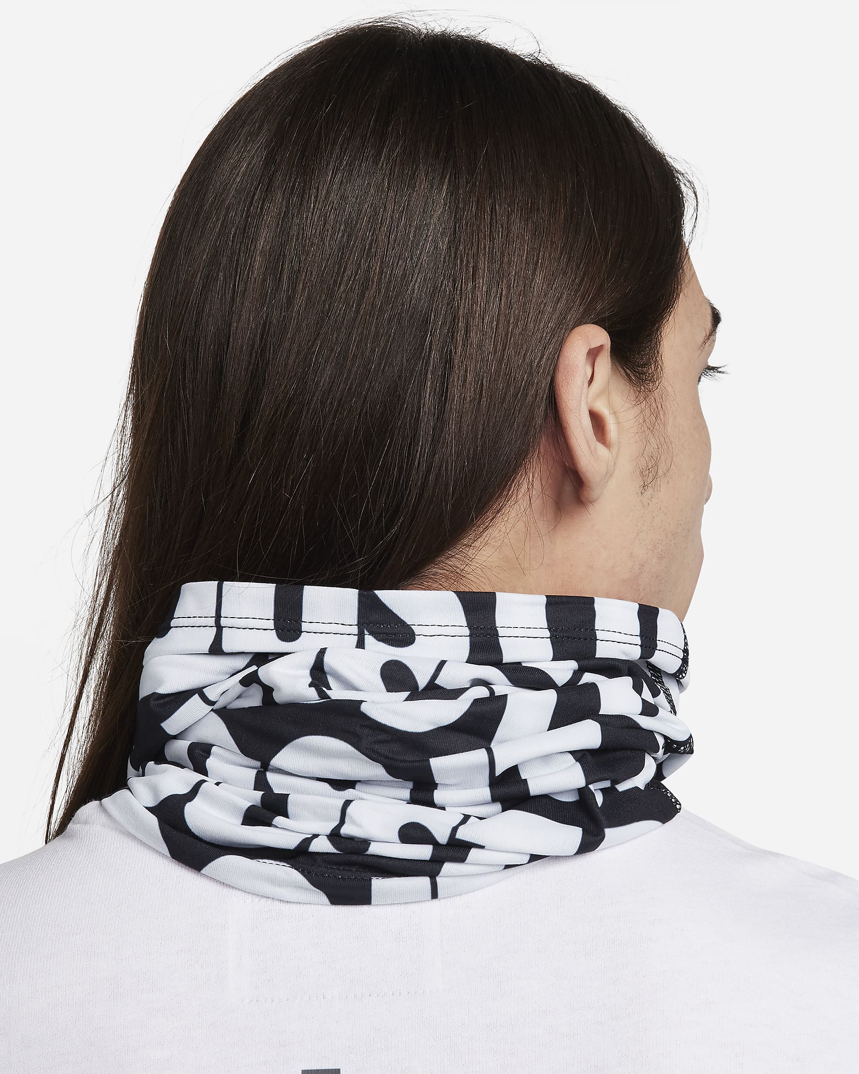 Nike Classic Neck Wrap - Black/White