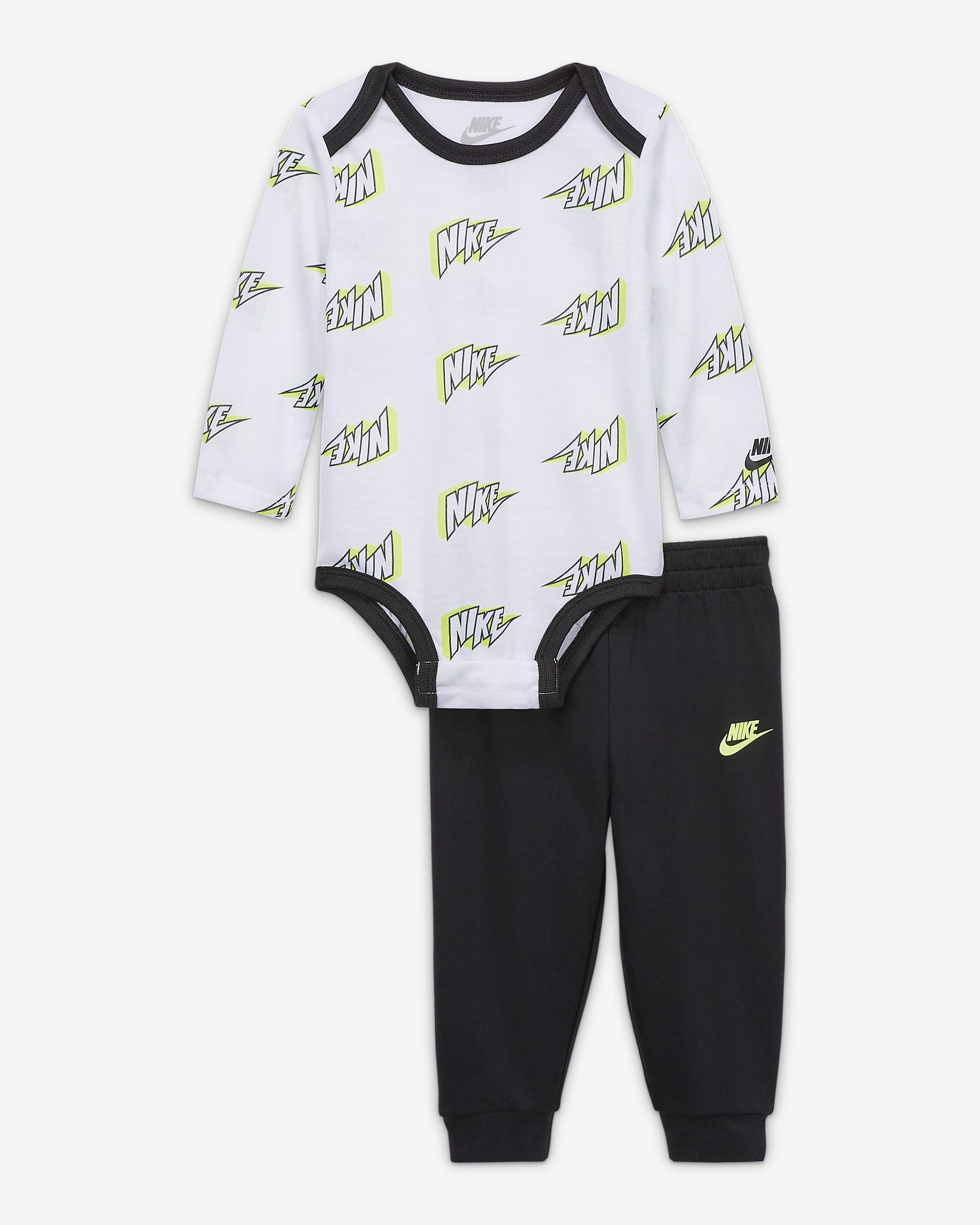Conjunto de body y pants para bebé Nike (0 a 9 meses). Nike.com